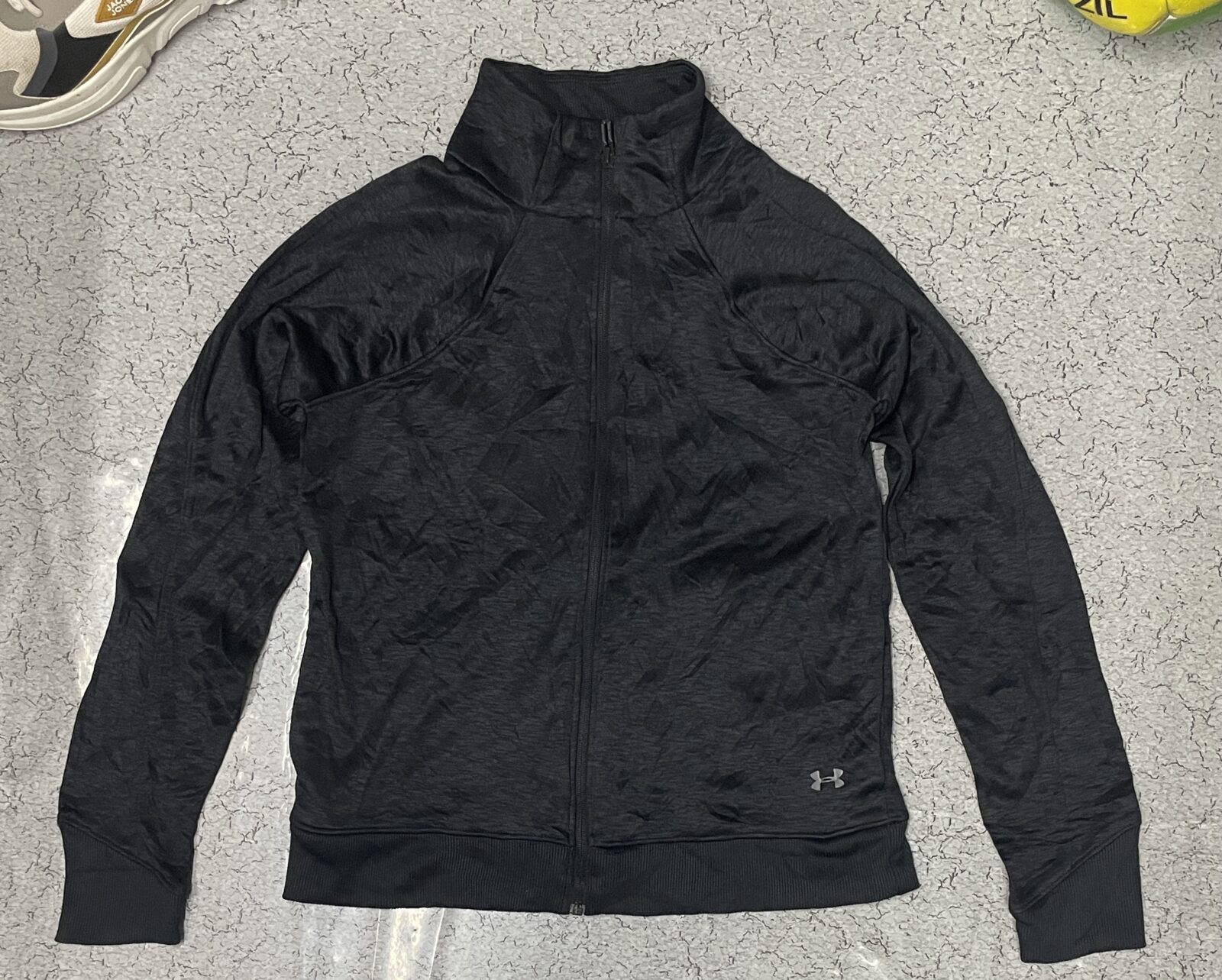 Under  Armour Coldgear High Neck track jacket unisex black size S