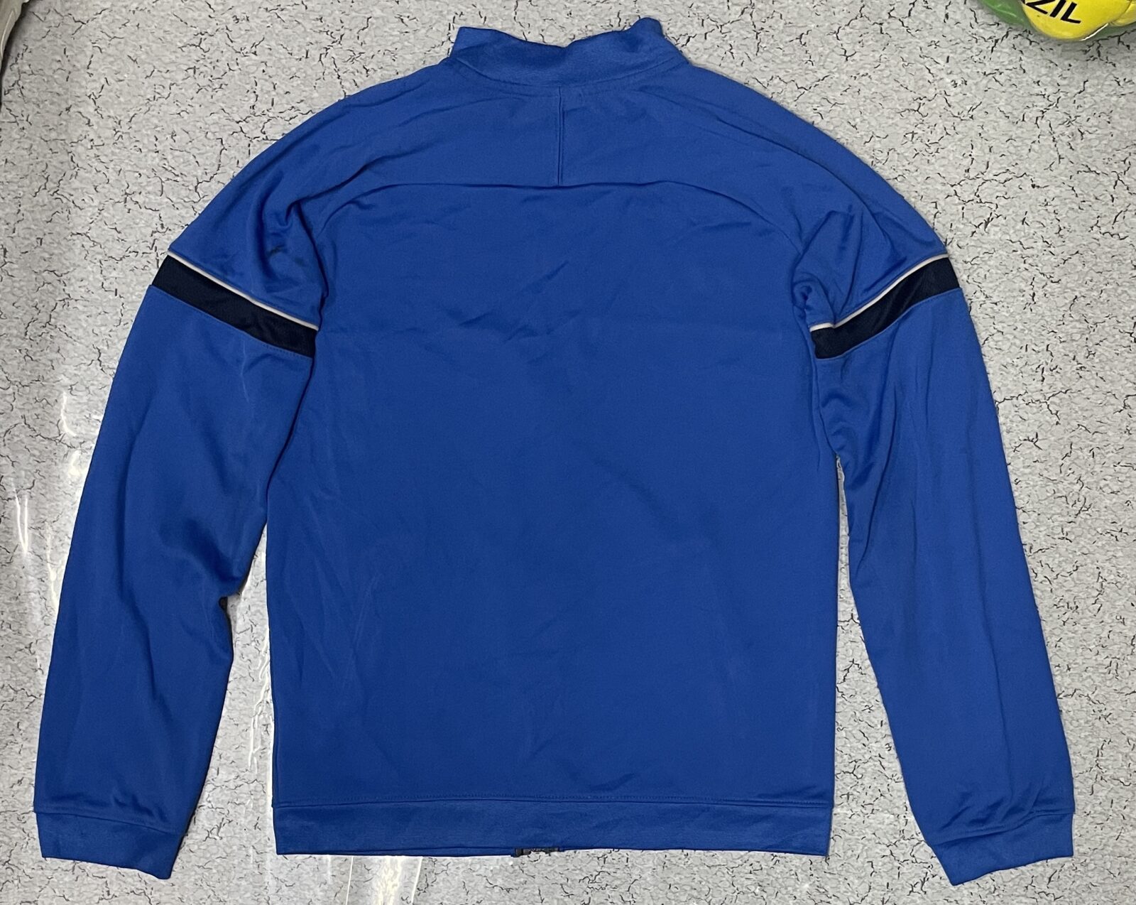 Nike Dri Fit Football Jacket Blue Size S