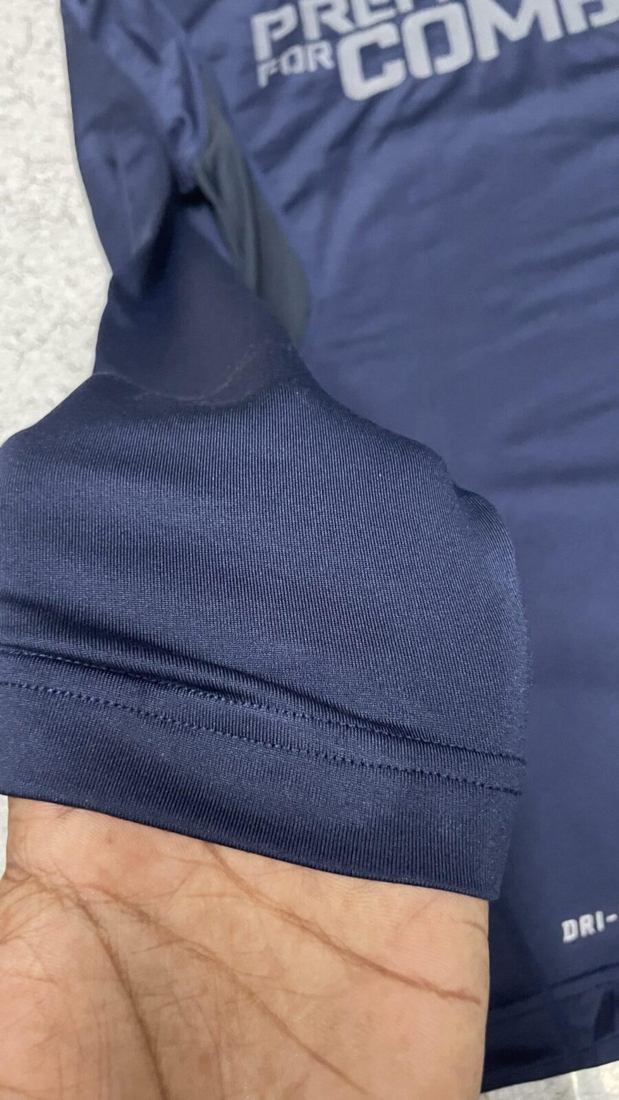 Nike Pro Combat Dri Fit Body Fitted Tshirt Dark Blue M