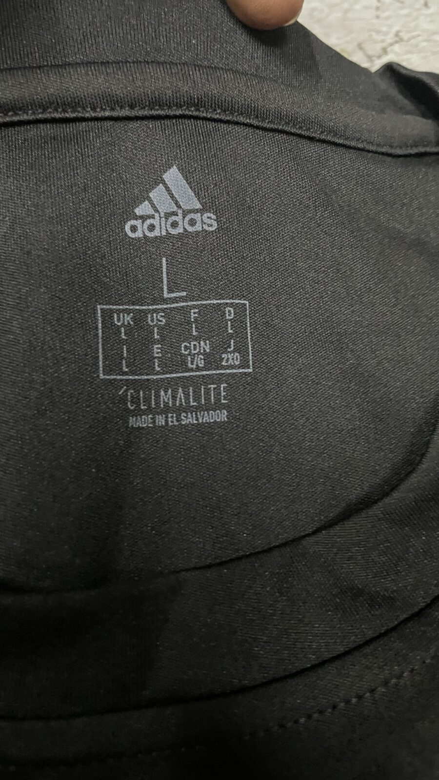 Adidas Climelite 3 strips half sleeve tshirt black size Xl