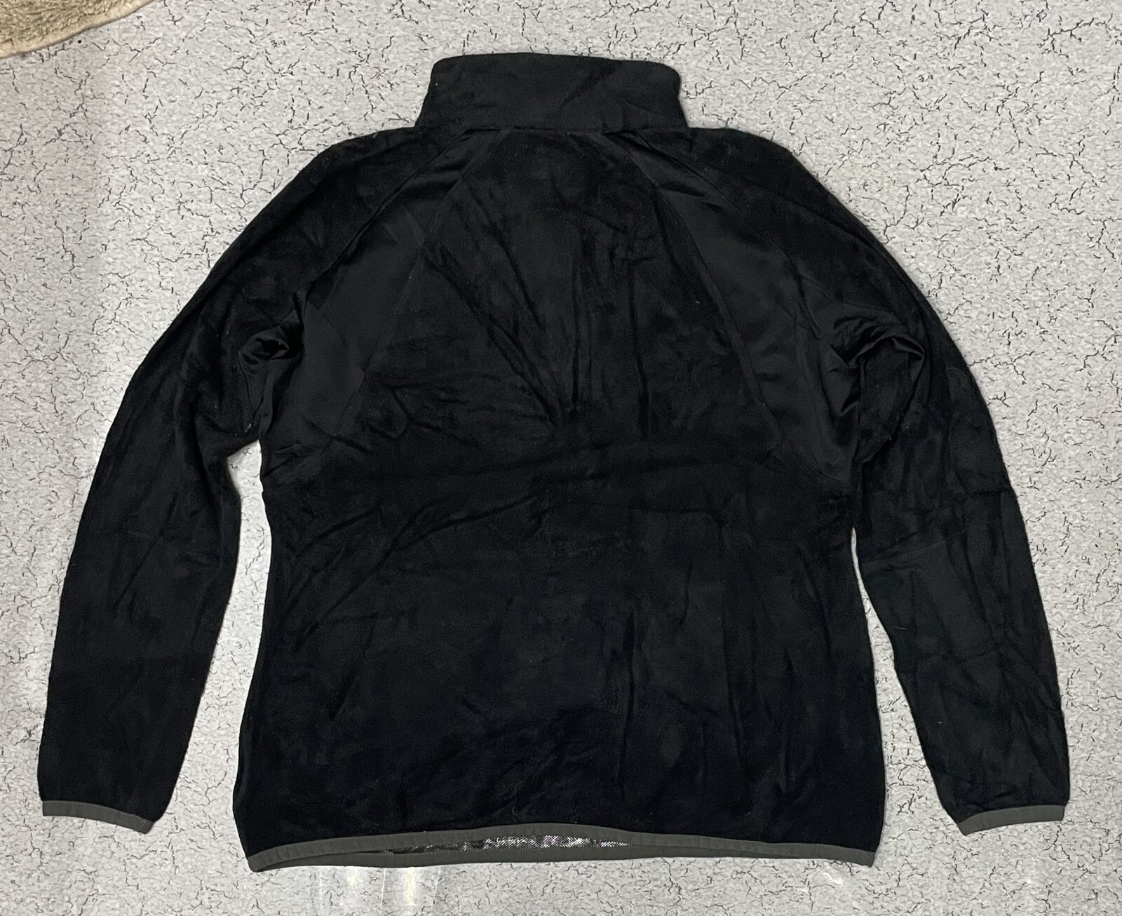 Columbia Omni Heat Women’s Fleece Puffer half zip up Jacket Black Size M