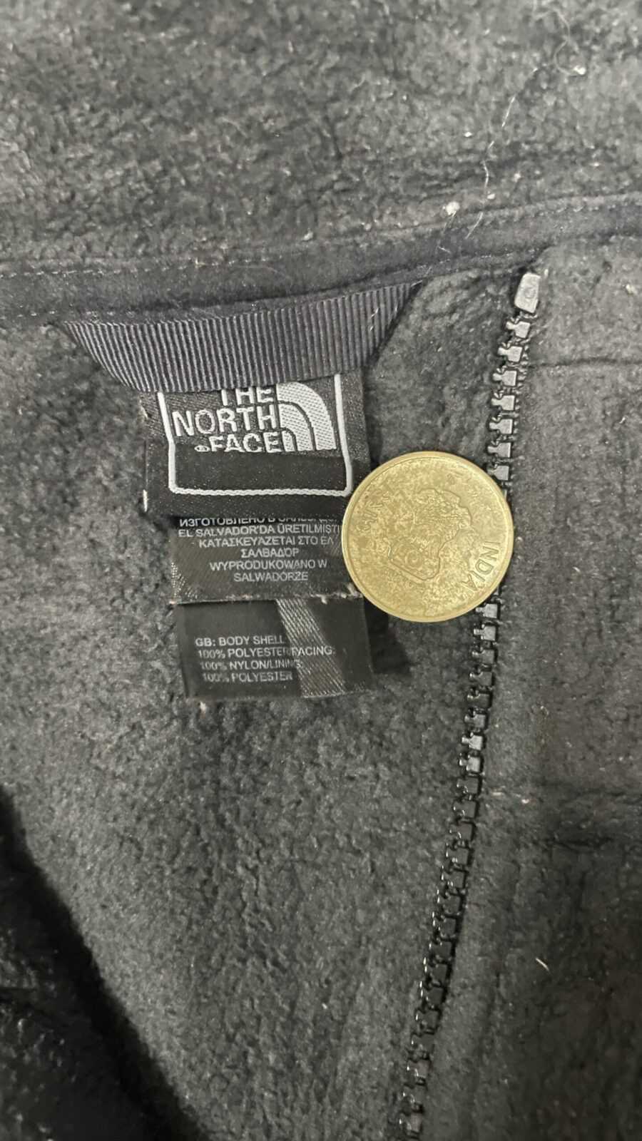 The North Face high neck Men’s Sleeveless Jacket black Size XL