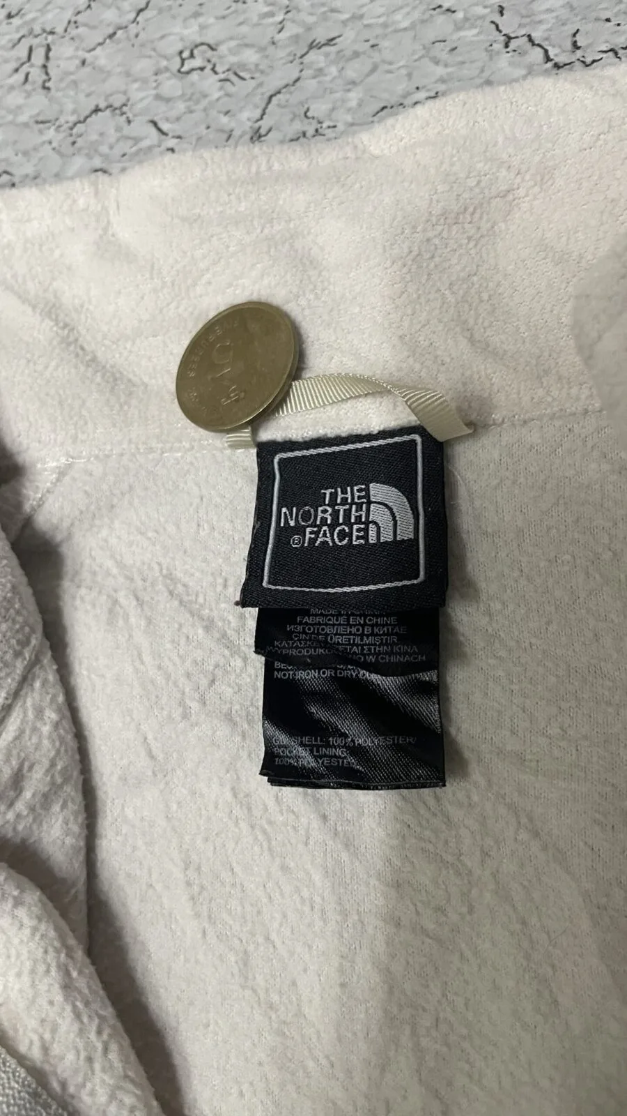 The North Face Girls Winter Jacket Off White Size M