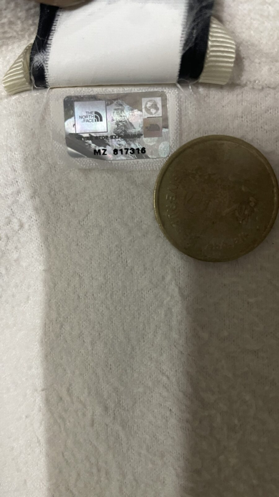 The North Face Girls Winter Jacket Off White Size M