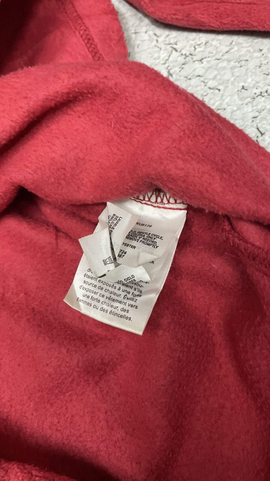 Columbia Men’s Winter Sweatshirt Fleece Size Xl Red