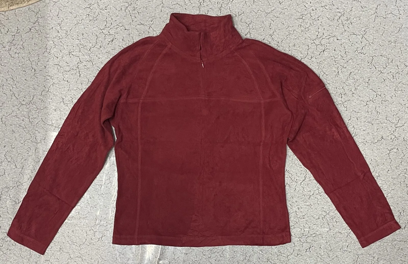 Columbia Women’s winter Sweatshirt dark red  size S