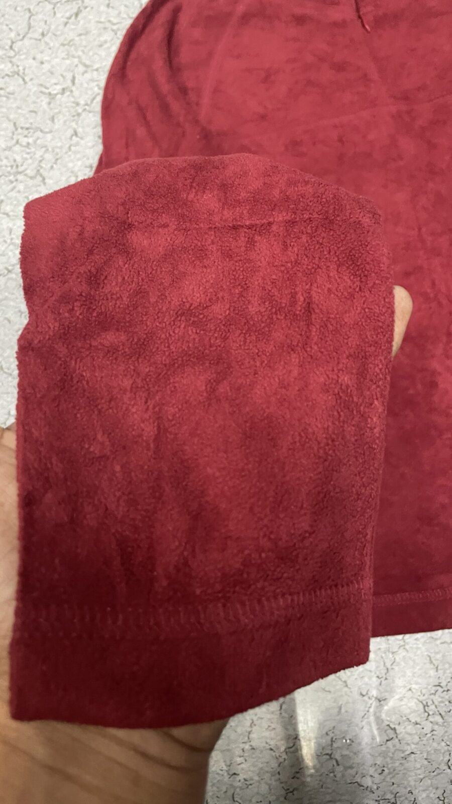 Columbia Women’s winter Sweatshirt dark red  size S