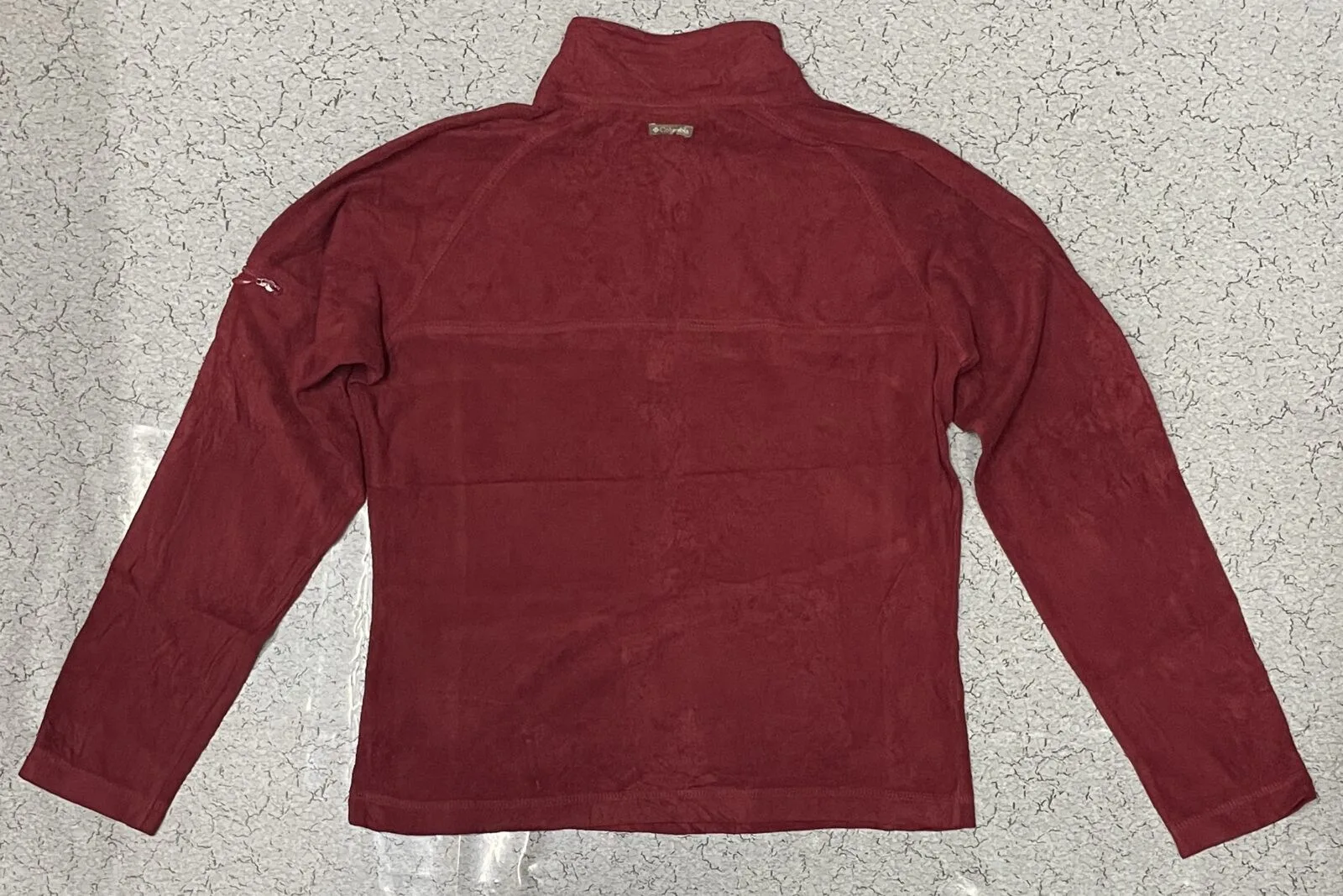 Columbia Women’s winter Sweatshirt dark red  size S