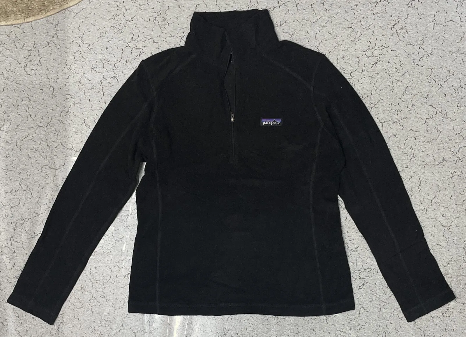 Patagonia Winter Sweatshirt Half ZIP Up Black Size S