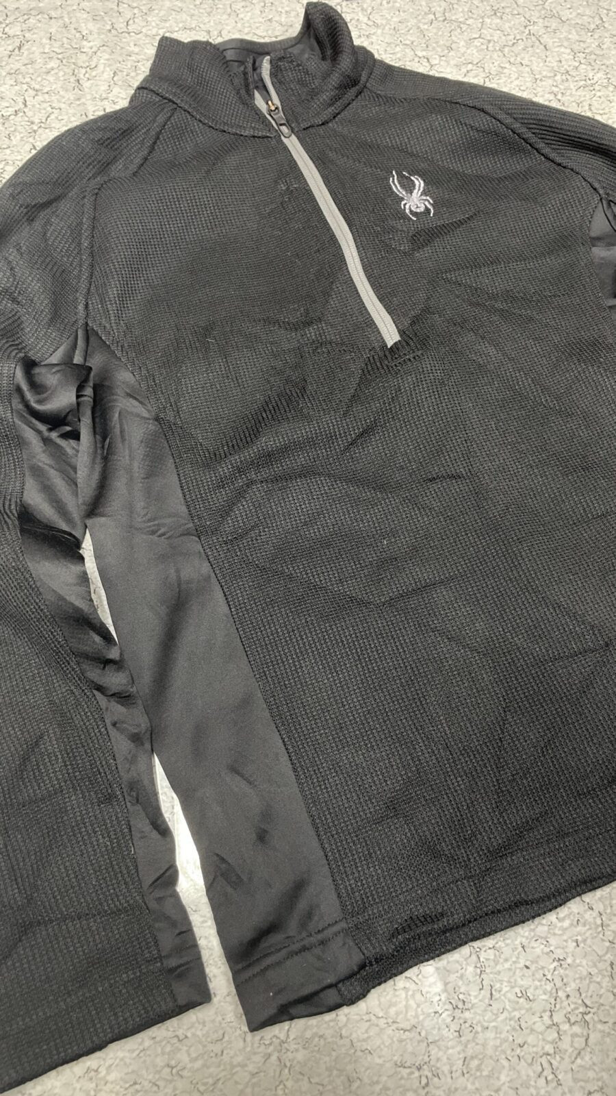 Spyder Half-Zip Performance Fleece | Black | Size M
