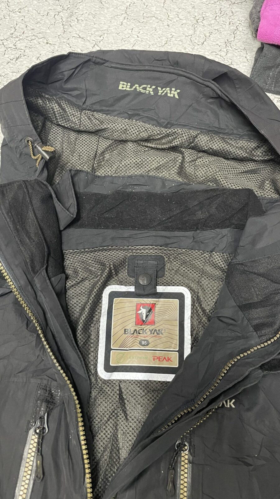 Black Yak Extreme Peak Full Zip-up Winter Jacket Black XL