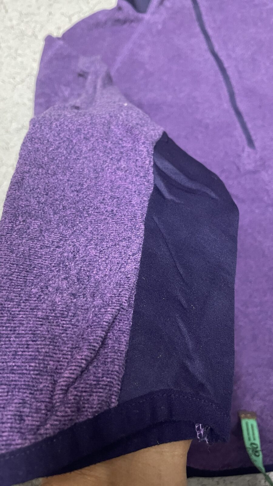 Columhia Omi Wick half zip up winter Sweater unisex purple size L