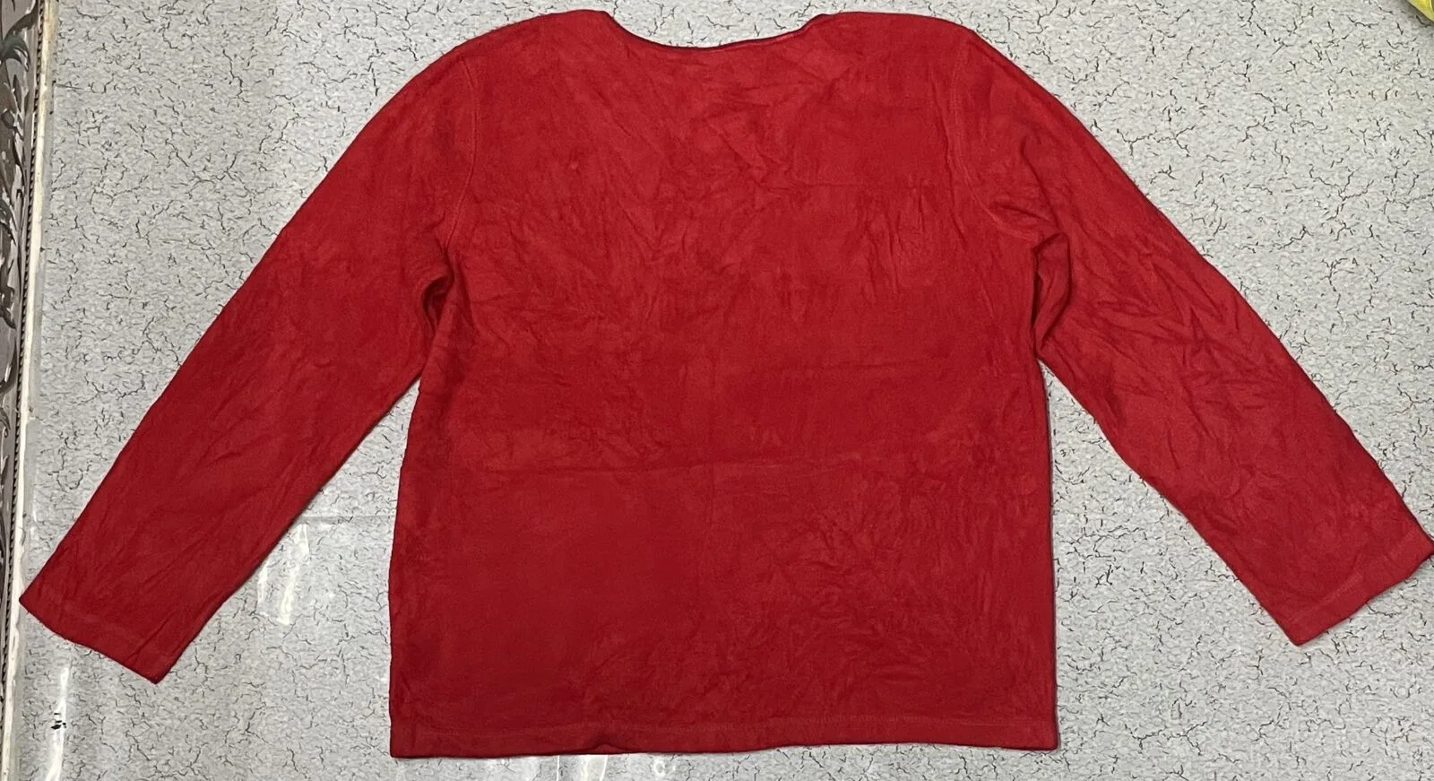 Disney's Mickey Mouse Winter women's Sweater Size L Red
