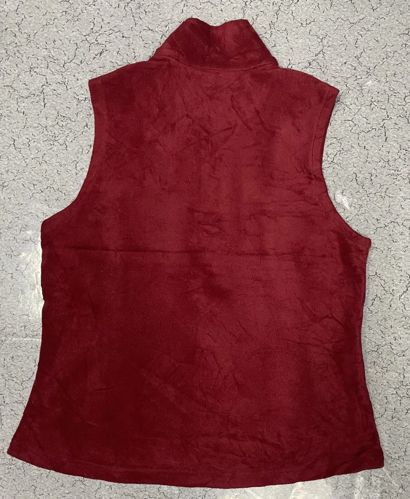 Columbia Women’s Winter Sweatshirt sleeveless Red Size S