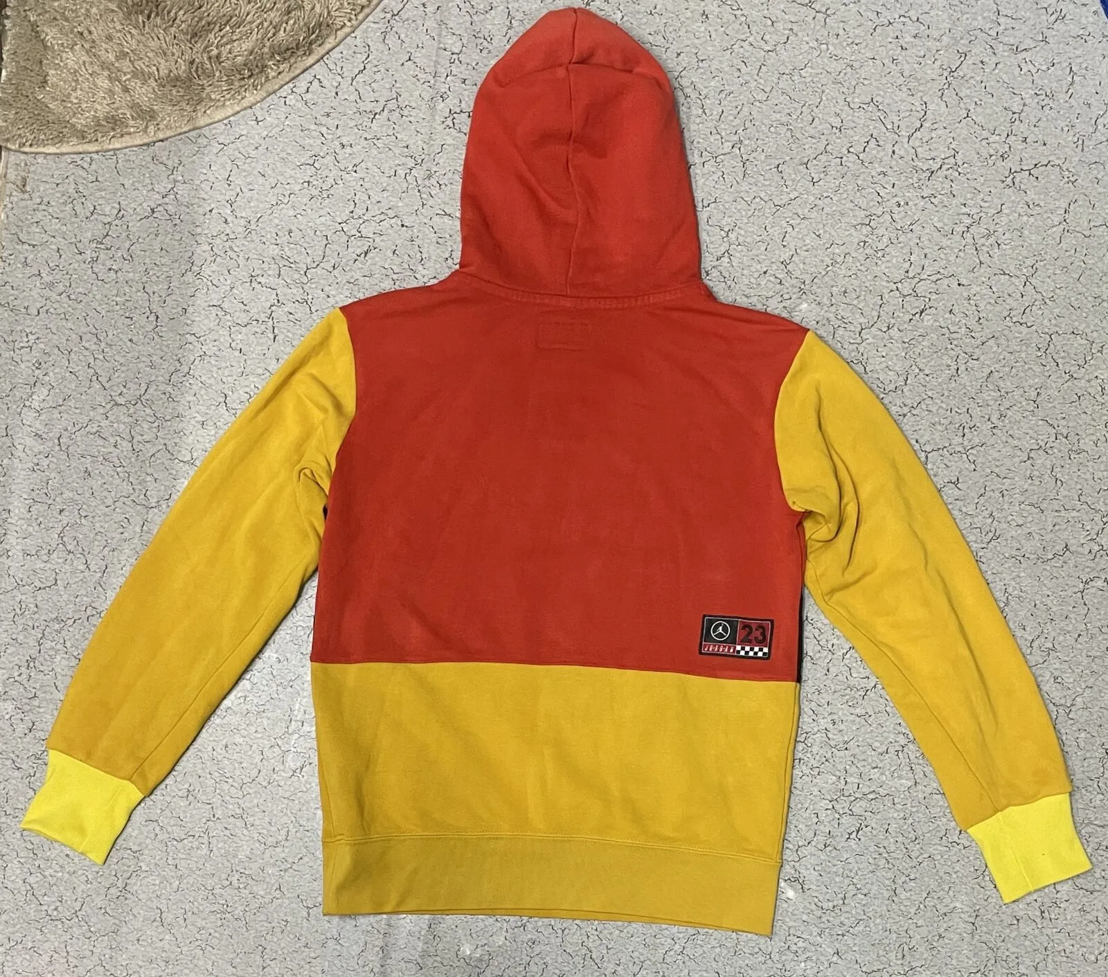 Jordan Air GSM hoodie red yellow size S