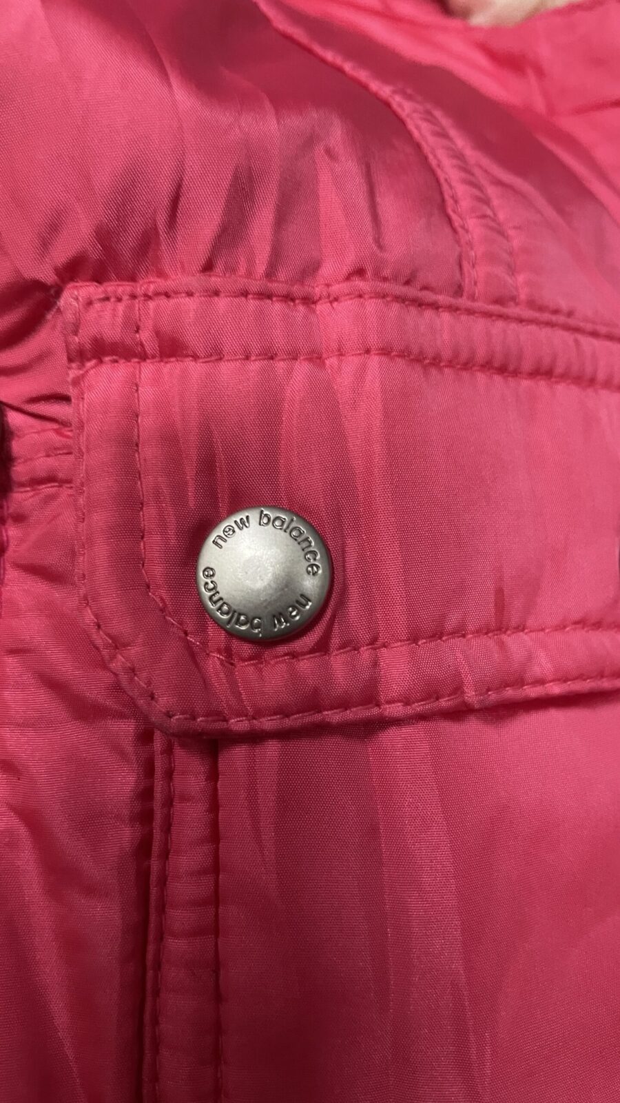 New Balance Women’s Hooded sleeveless Jacket pink Size S