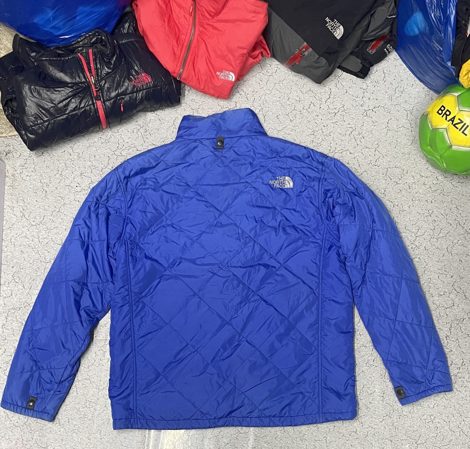 The North Face winter Puffer Jacket Blue Size XL