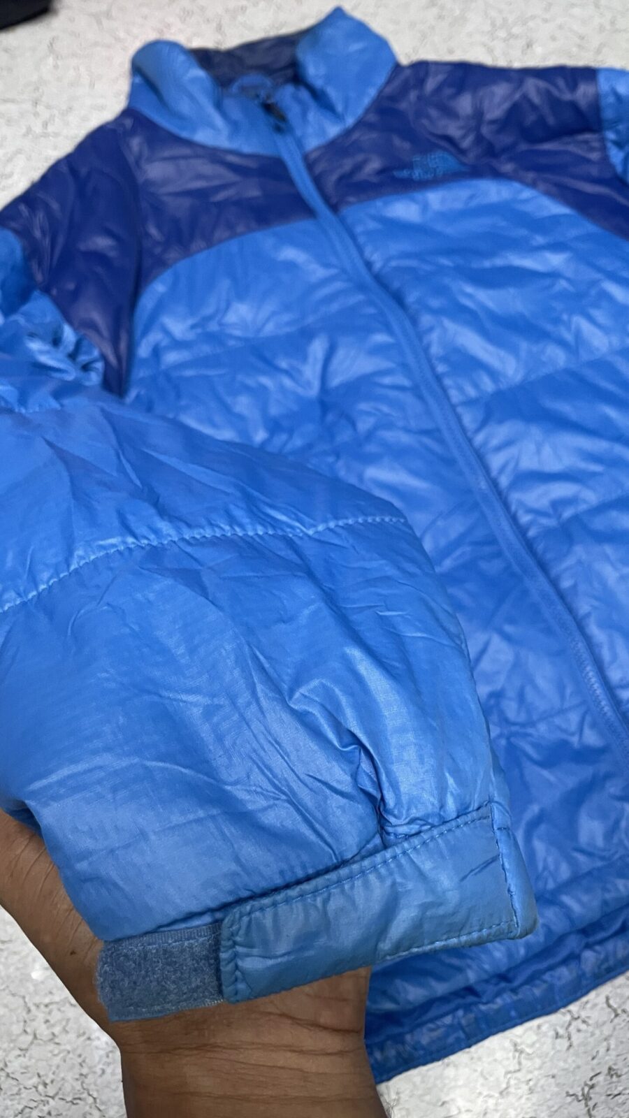 The North Face Puffer Jacket Blue size XL
