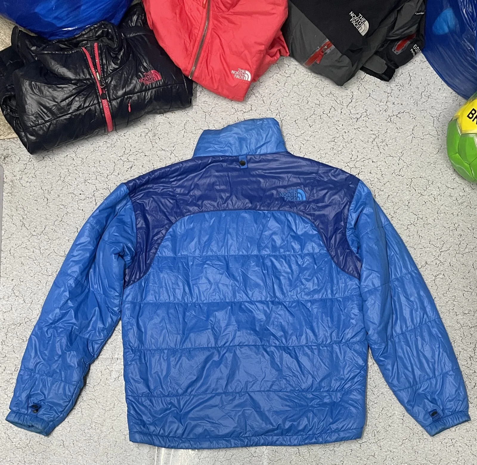 The North Face Puffer Jacket Blue size XL