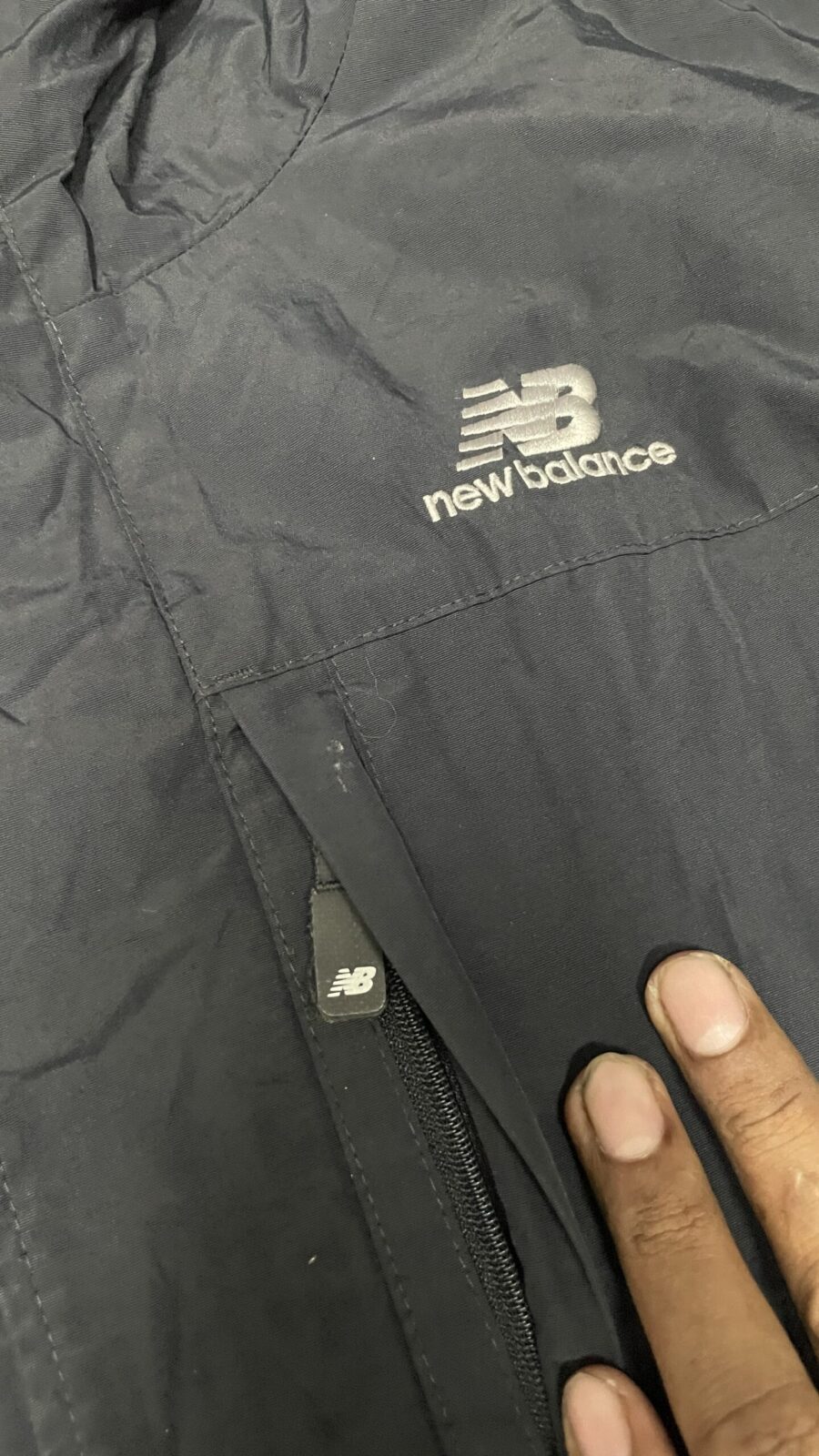 New Balance Hooded Winter jacket black size XL