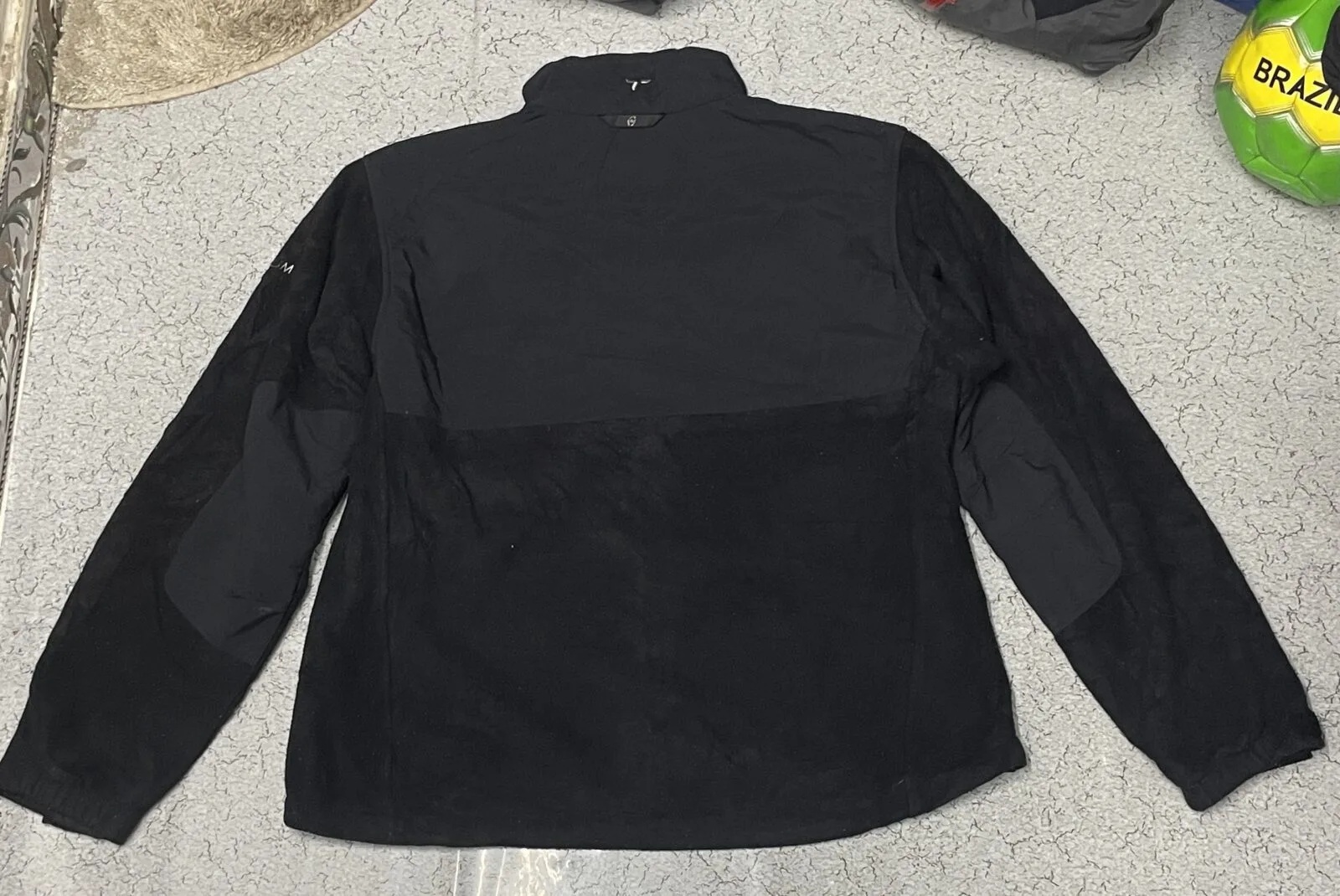 COLUMBIA TITANIUM INTERCHANGE FLEECE PUFFER WINTER JACKET BLACK SIZE XXL
