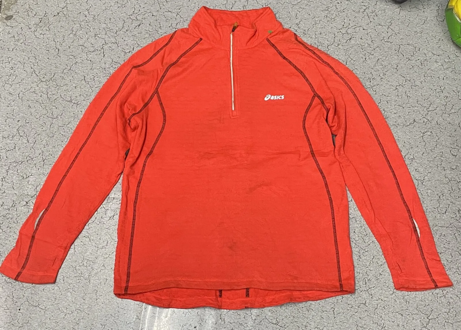 Asics Winter Track Tshirt Orange Size L