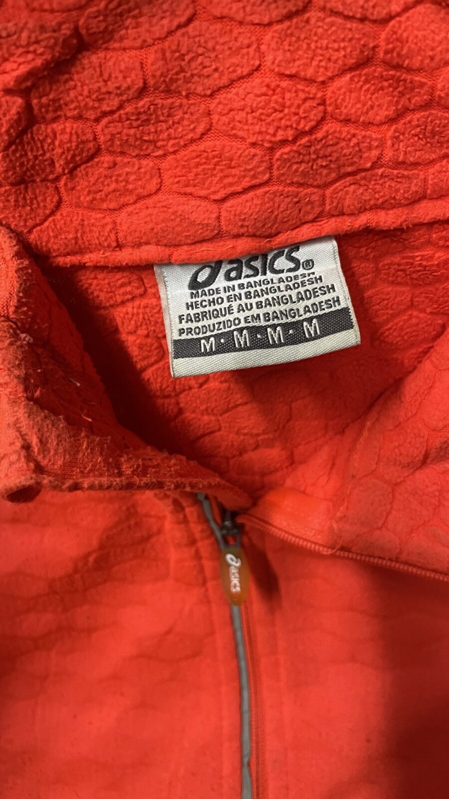 Asics Winter Track Tshirt Orange Size L