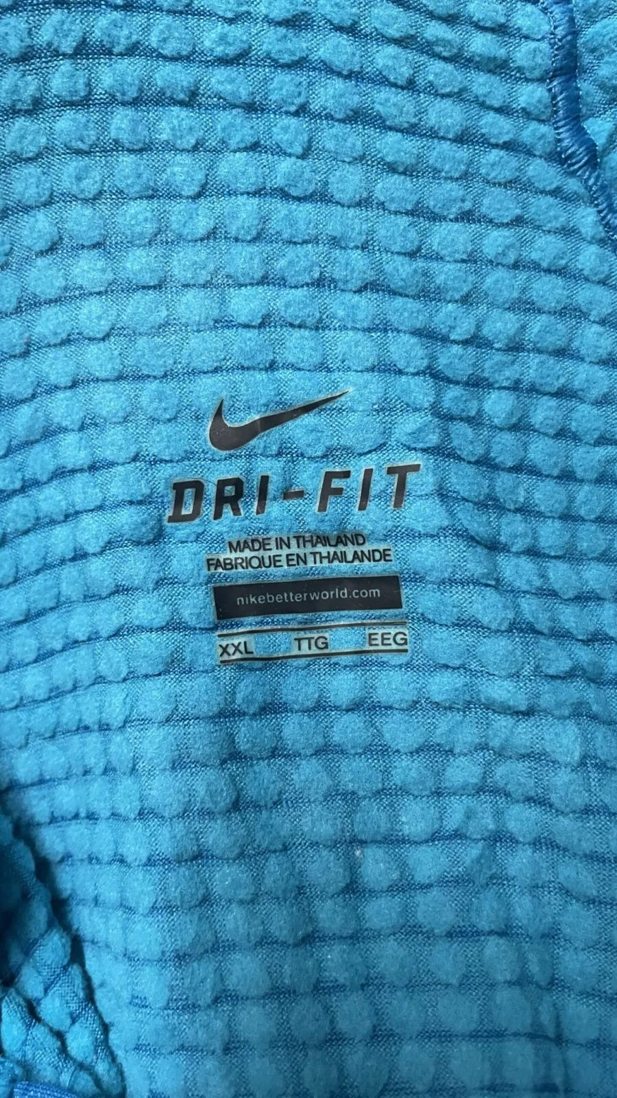 Nike Dri Fit Winter Tshirt Unisex Size 2XL