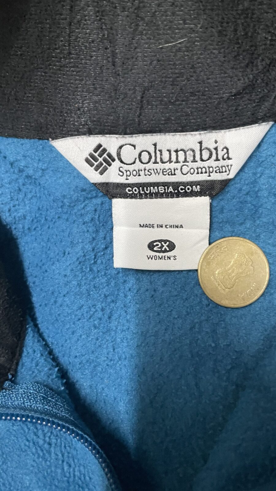 Columbia Women’s Sleeveless Winter Jacket Size Xxl Blue