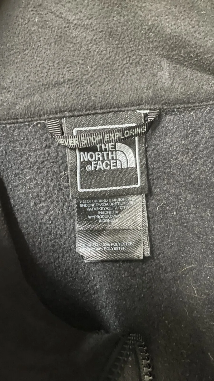 The North Face Fleece Winter Jacket Black Size XL