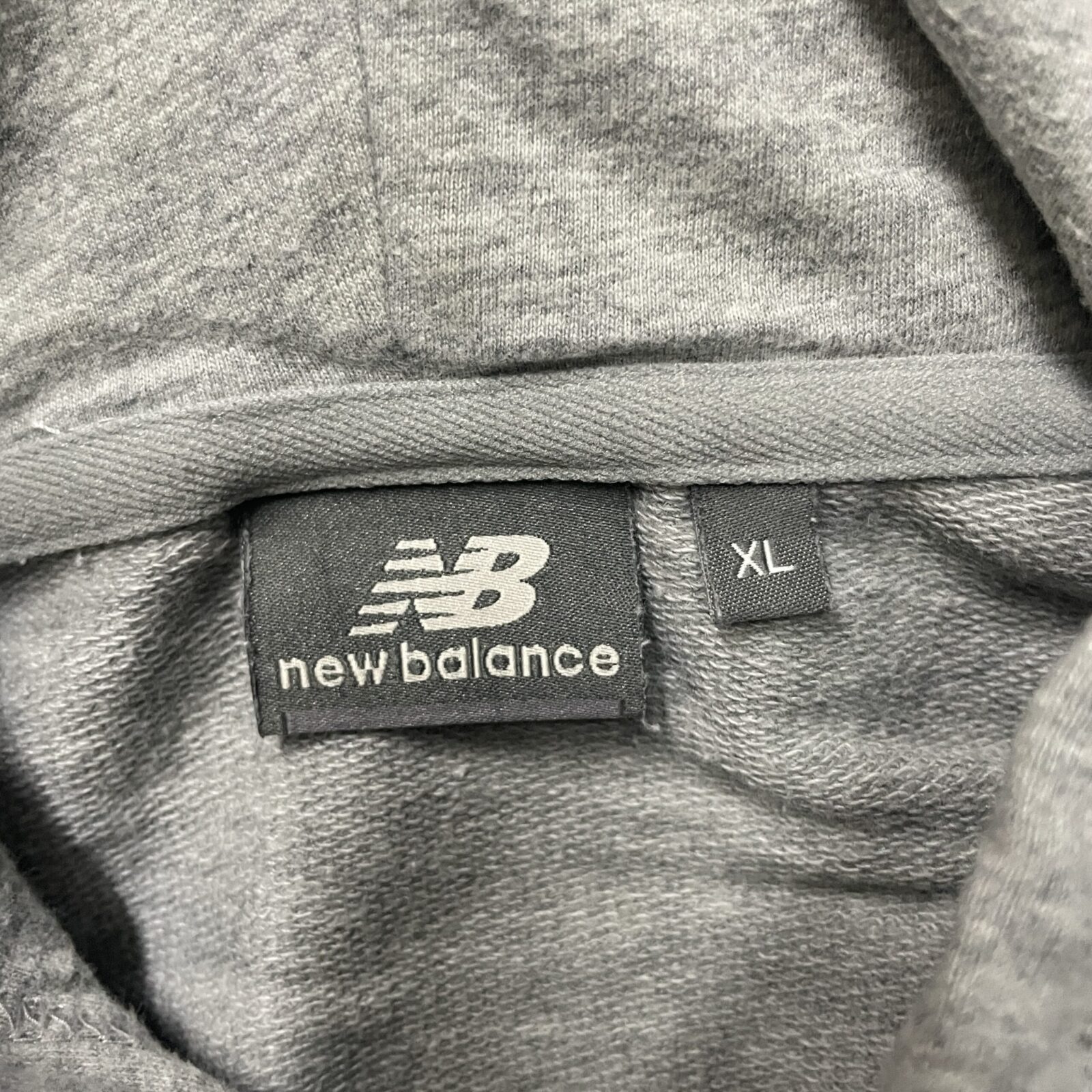 New Balance Hoodie Gsm Grey Size Xl