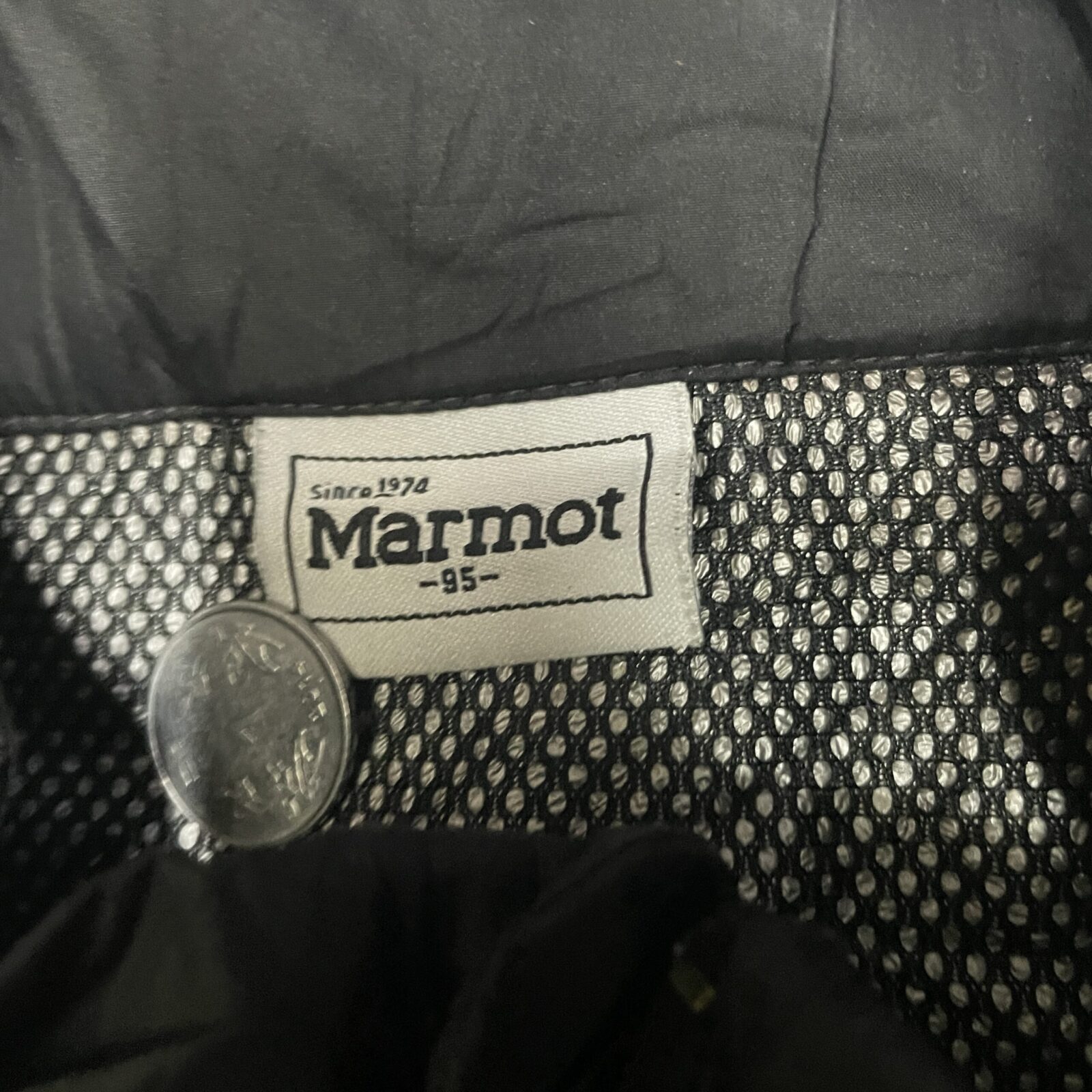 Marmot Winter Puffer Jacket Lite Wight Size L Black