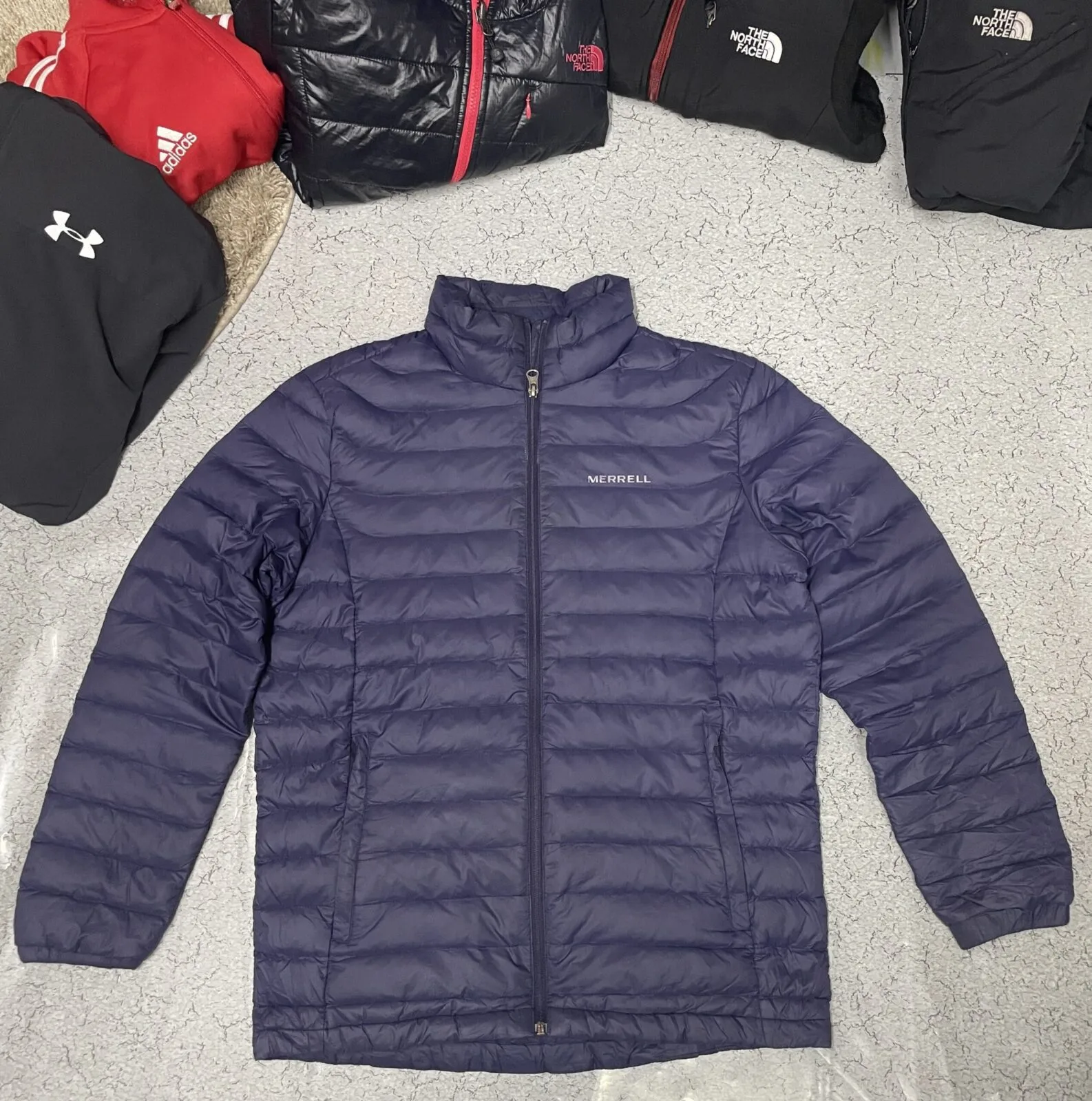 Merrell Puffer Padded Winter Jacket size L purple