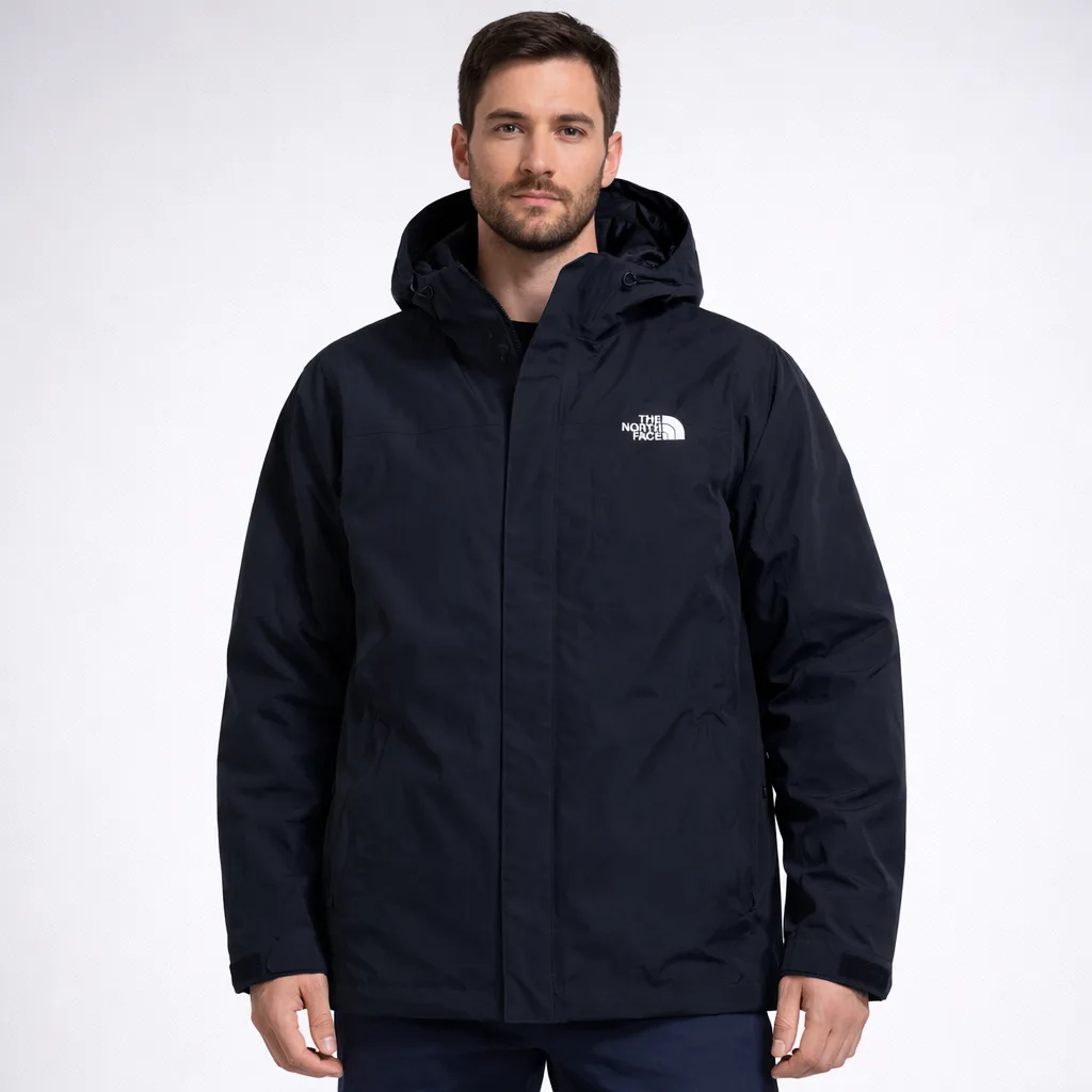 The North Face Hooded Men’s Waterproof Jacket Black Xl