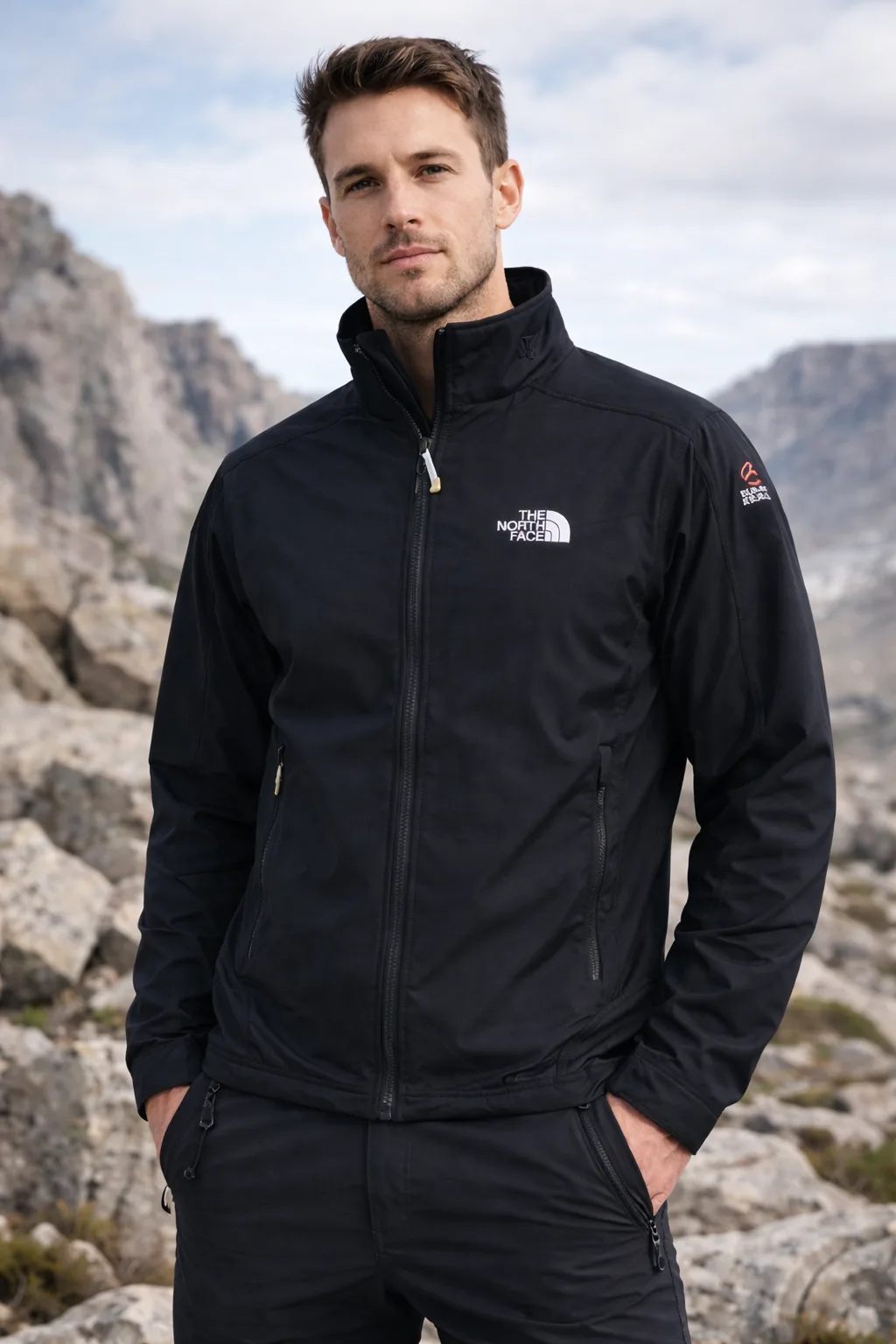 The North Face Summit Series Windstopper Jacket Black Xl
