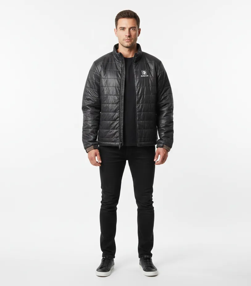 Black Yak Puffer Jacket Shiny Black S