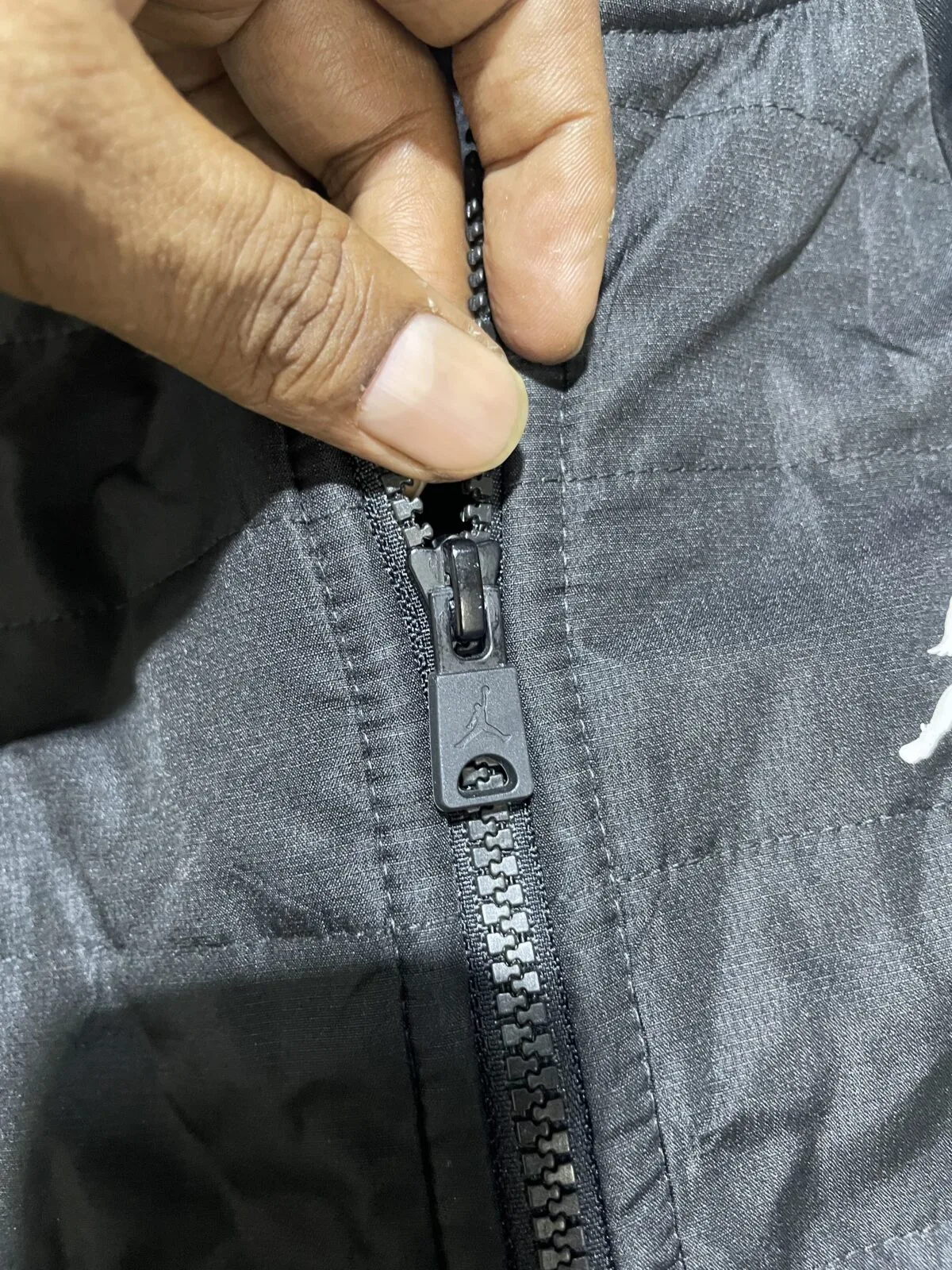 Jordan Youth Full-Zip Performance Hoodie Jacket Black Size S