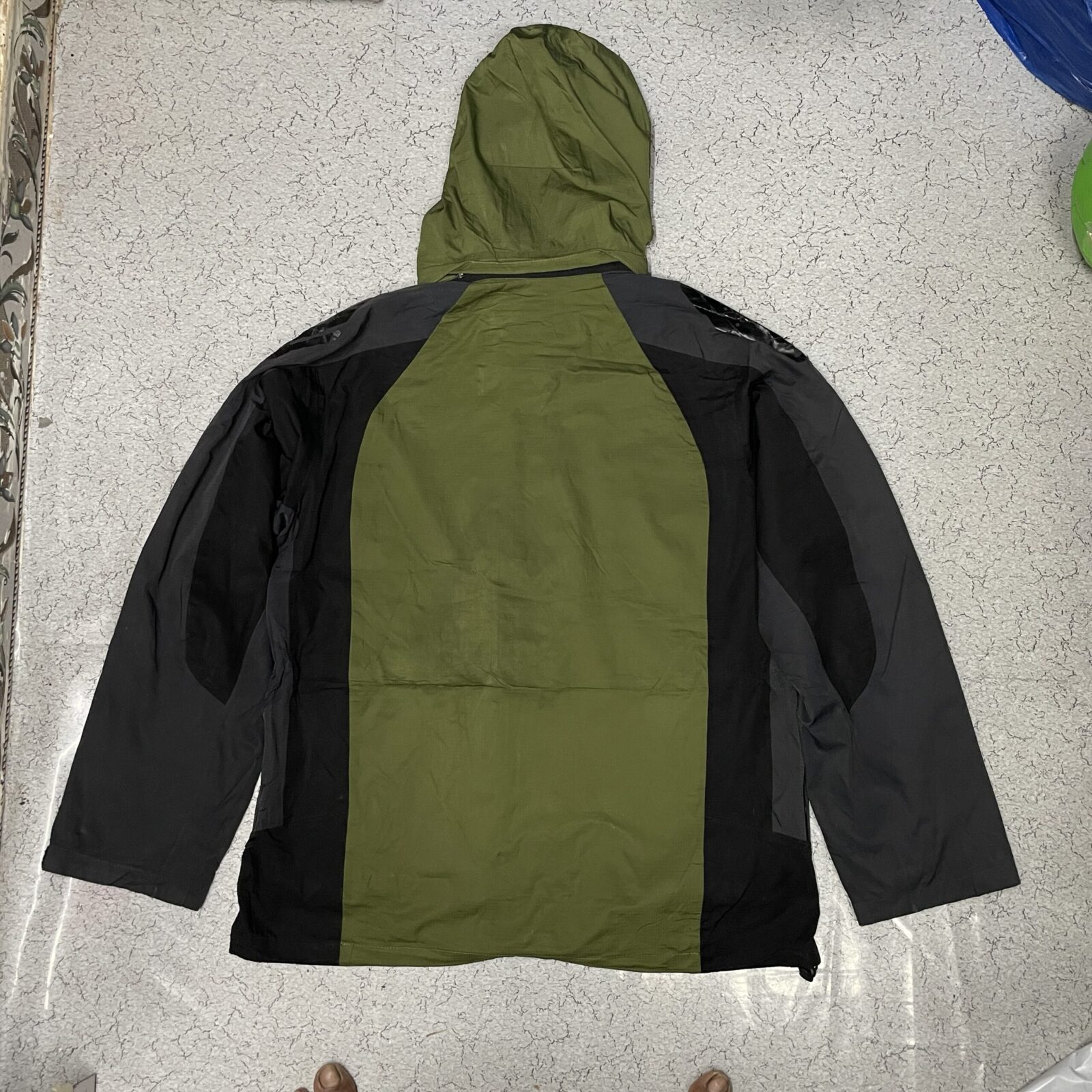 Columbia Titanium Hooded Winter Jacket Size Xl Green Black