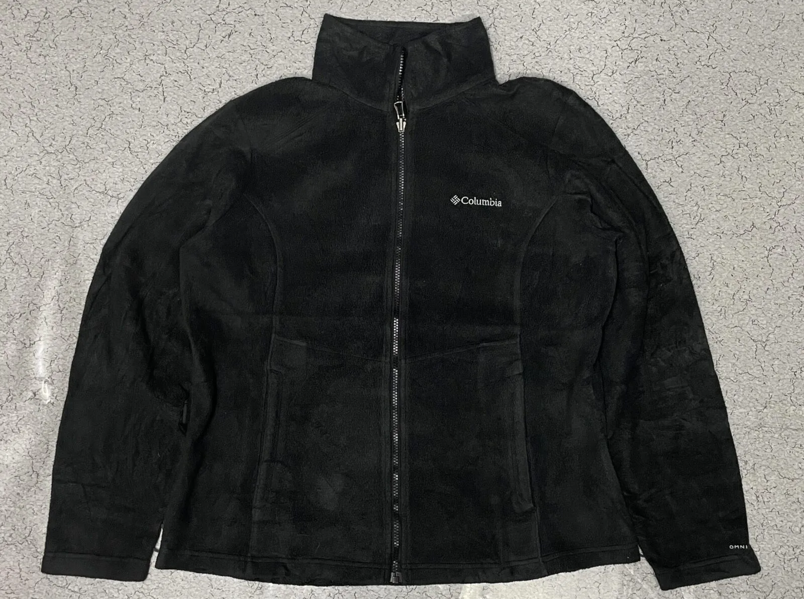Columbia Omni Heat Interchange Women’s Winter Fleece Jacket Black Xl