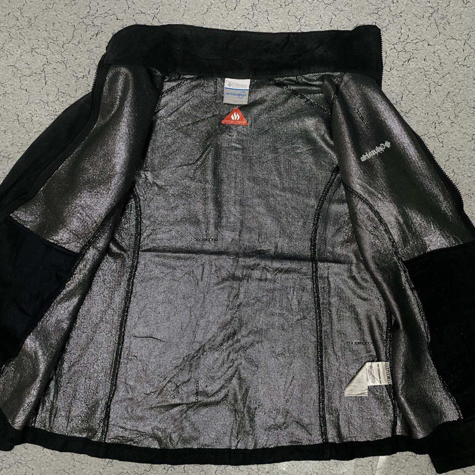 Columbia Omni Heat Interchange Women’s Winter Fleece Jacket Black Xl