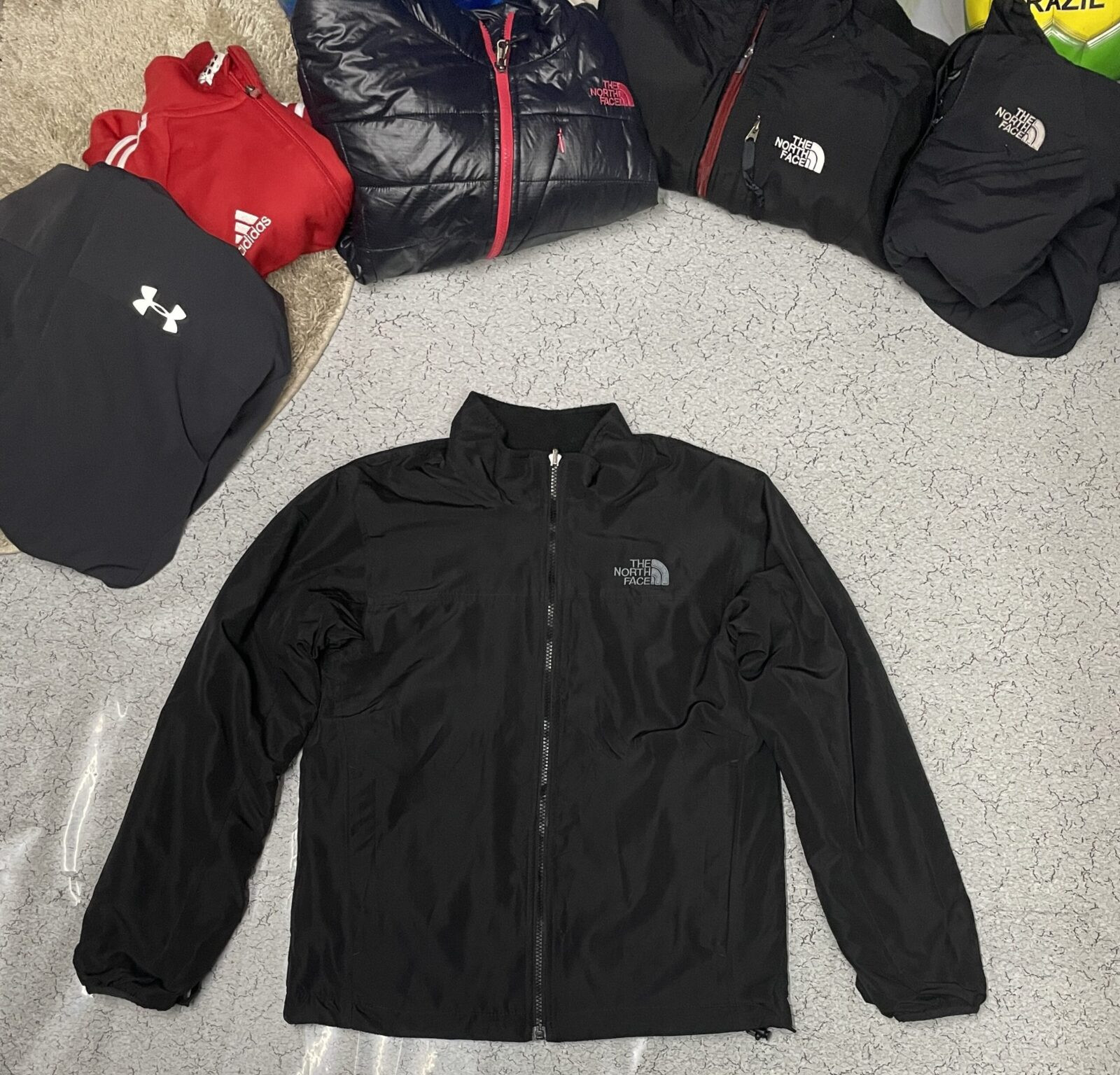 The North Face Reversible Puffer Fleece Winter Jacket size S