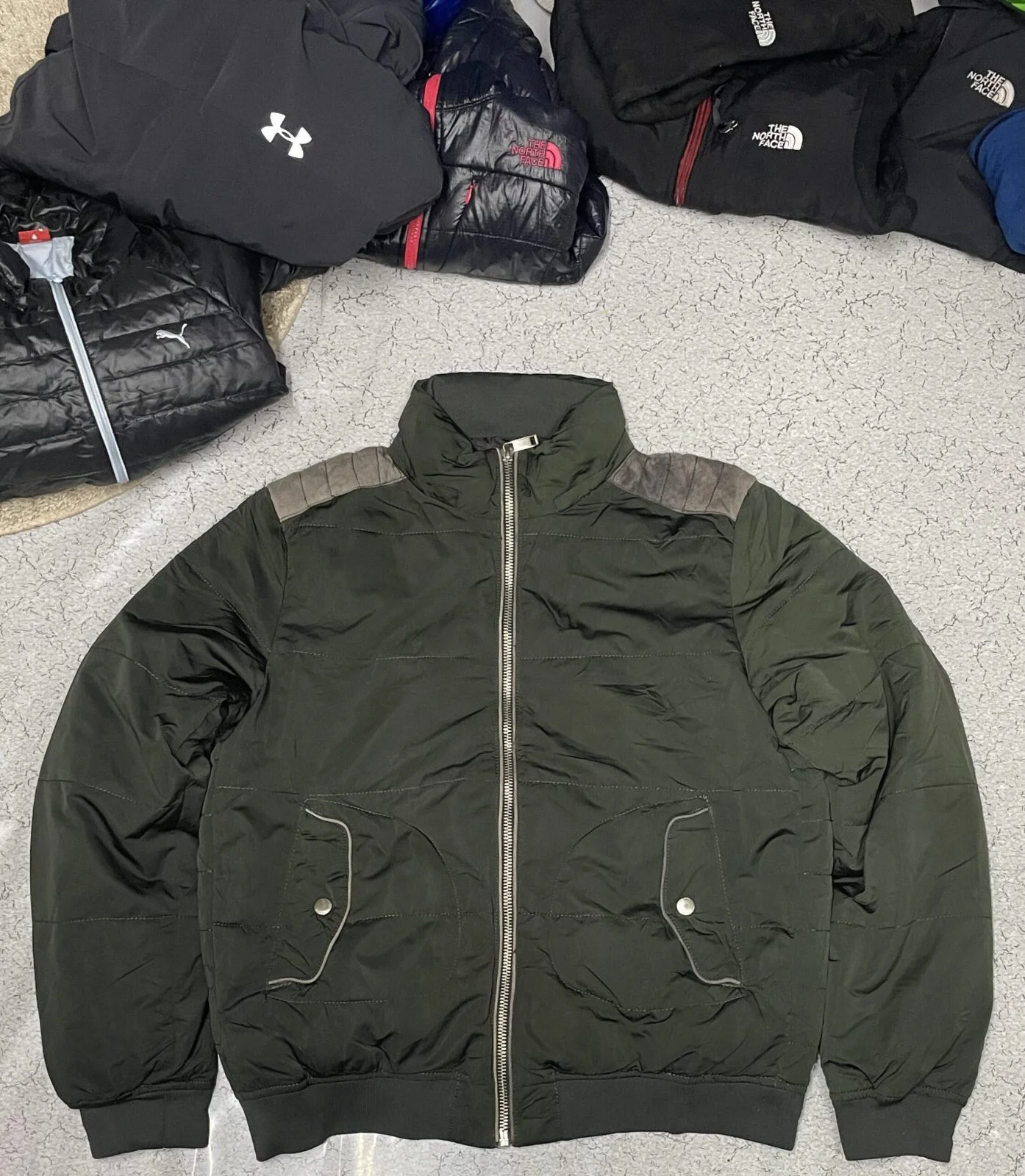 Zara Men Olive Green Bomber jacket size XL