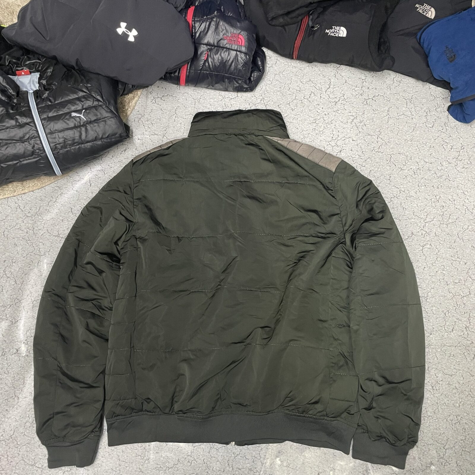 Zara Men Olive Green Bomber jacket size XL