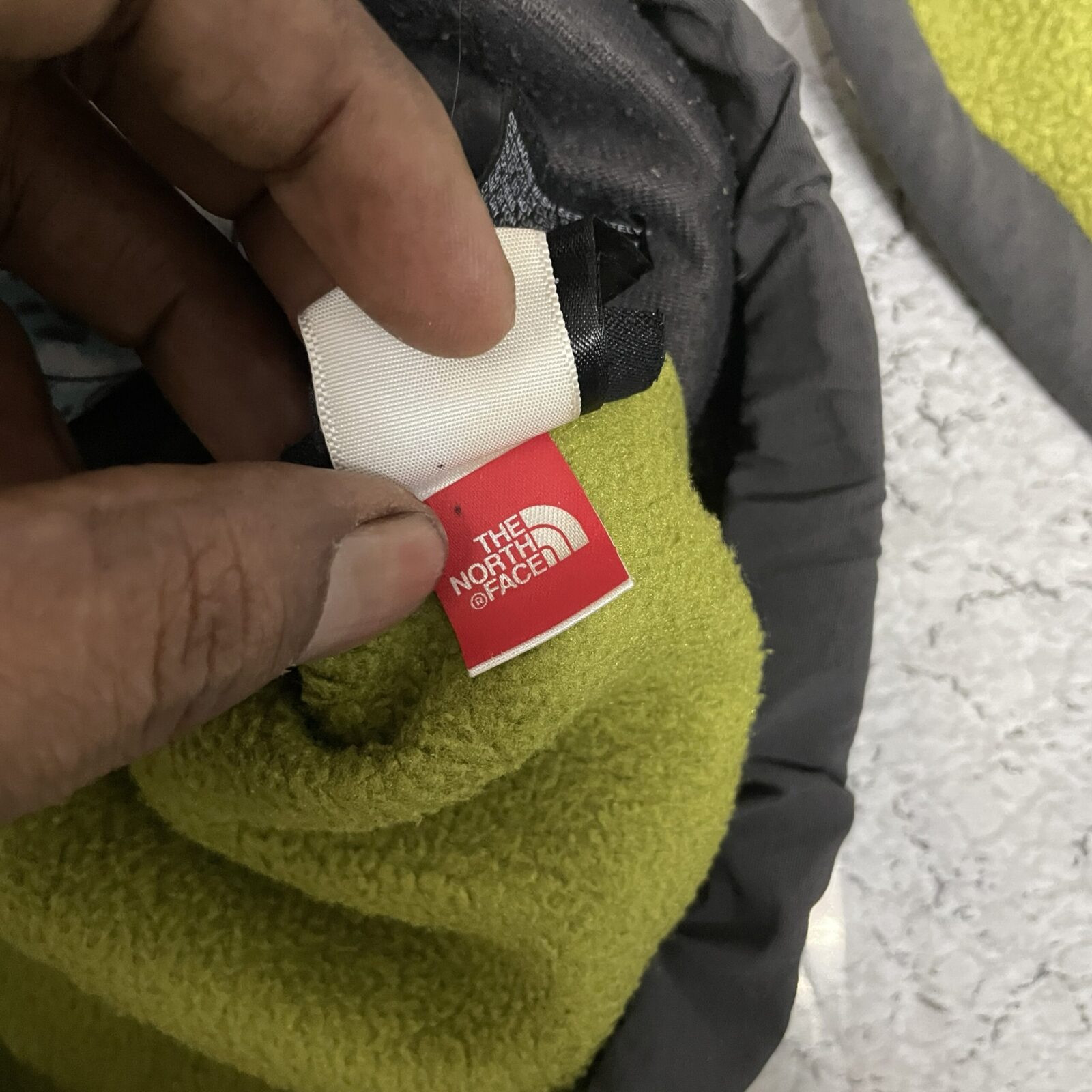 The North Face Polartec Authentic Puffer Fleece winter Jacket L