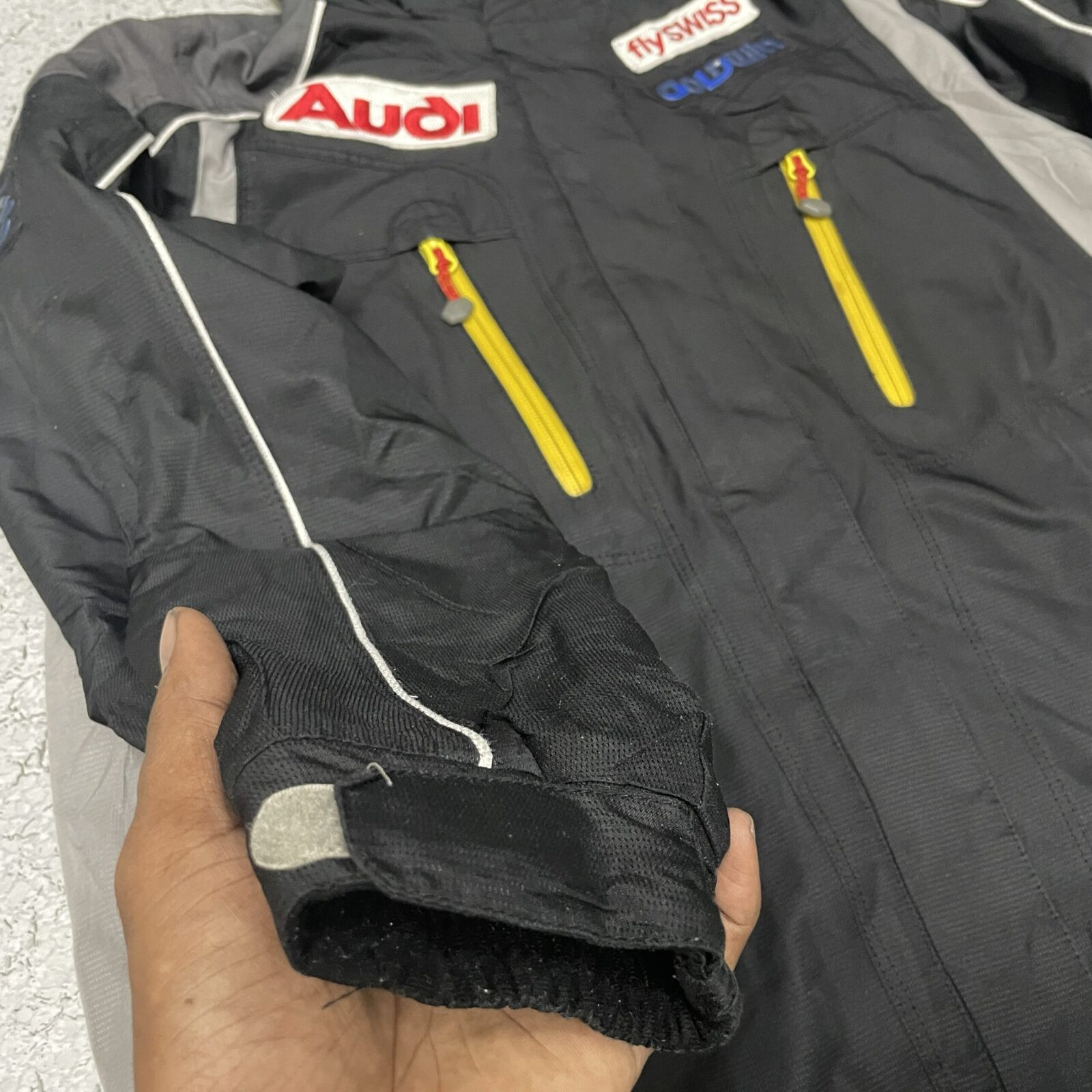 Vintage Goldwin Ski Team Sweden Alpine  Audi flySWISS Jacket XL