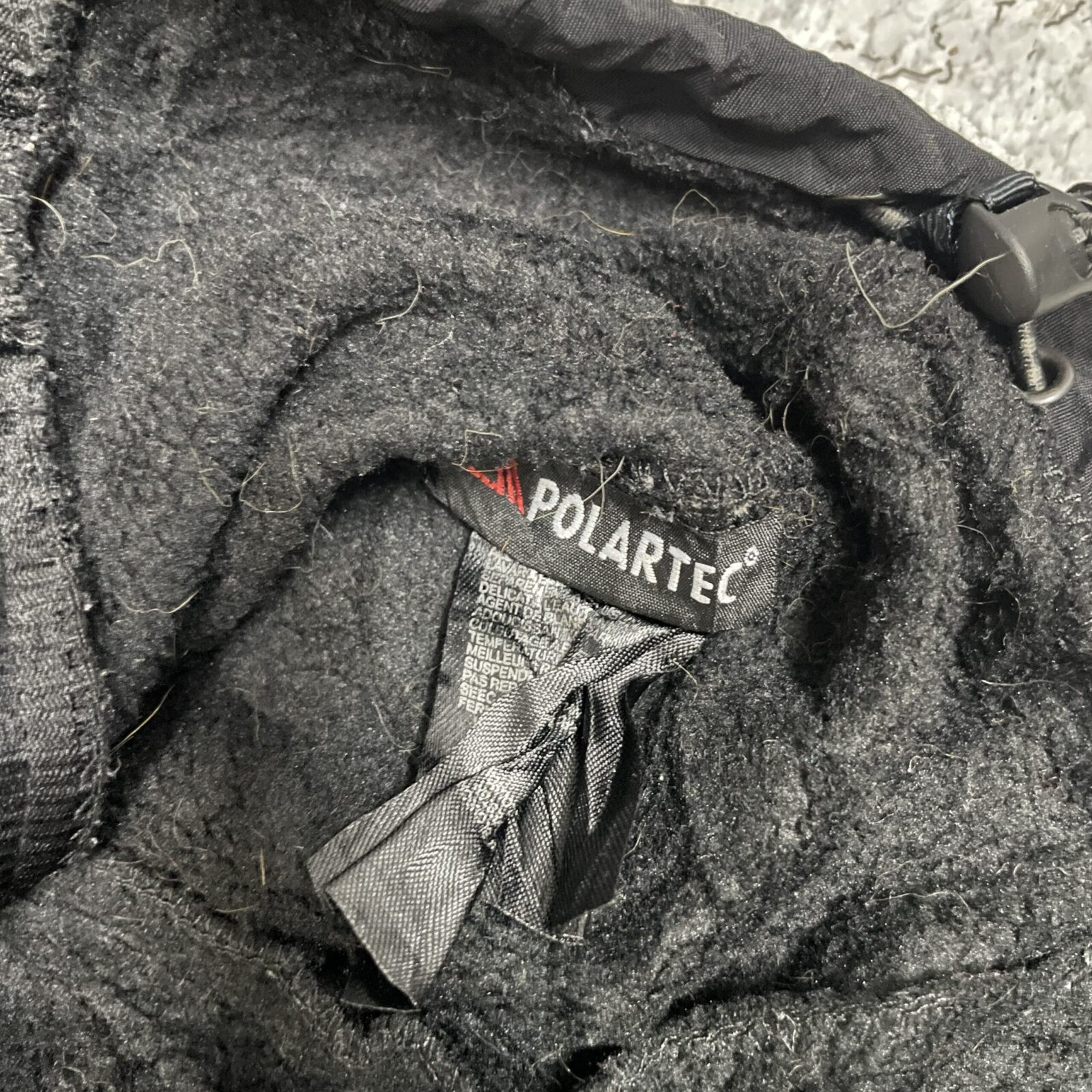 The North Face Polartec Puffer Fleece Winter Jacket  black M