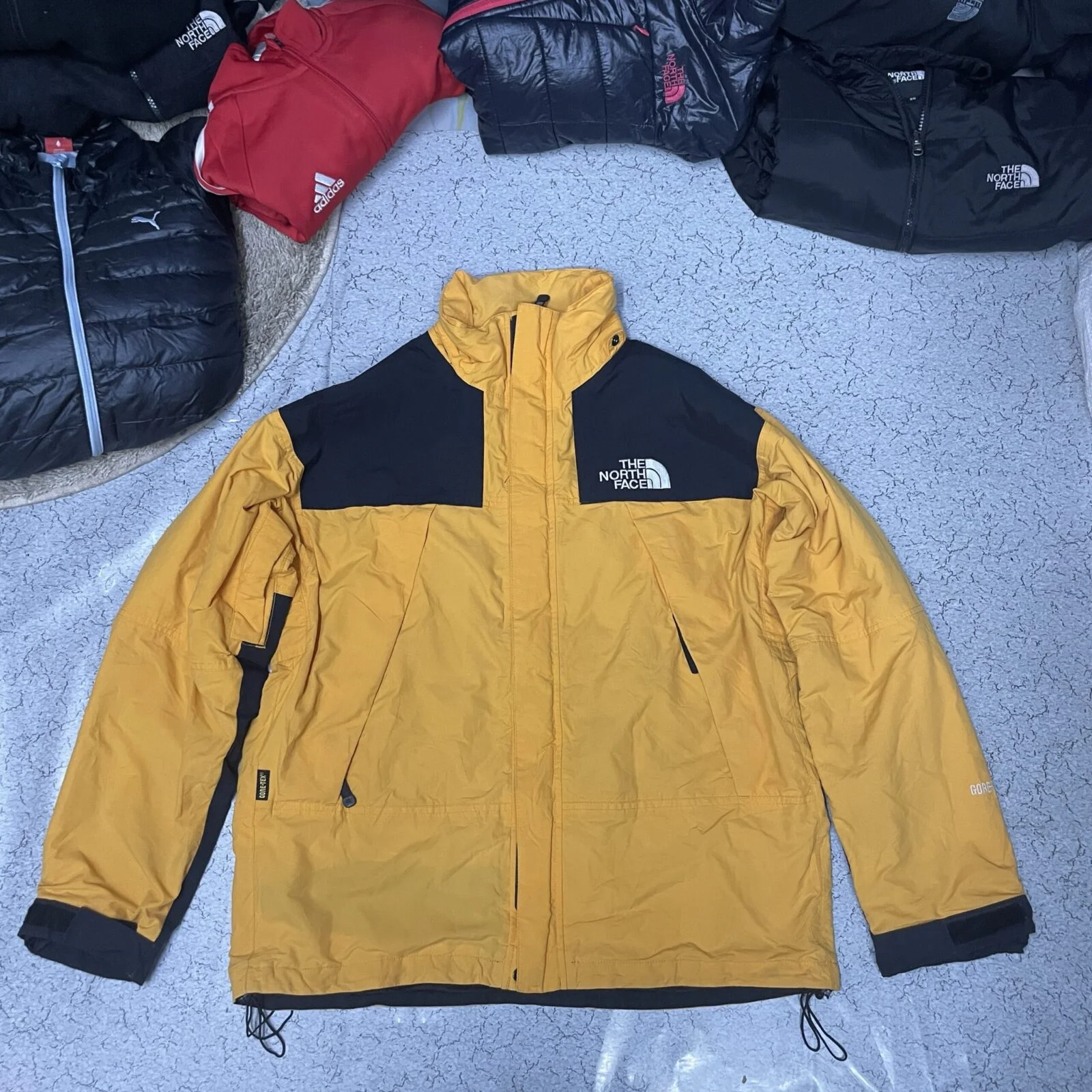 The North Face Gore-Tex Insulated Winter Jacket Mustard Yellow XL