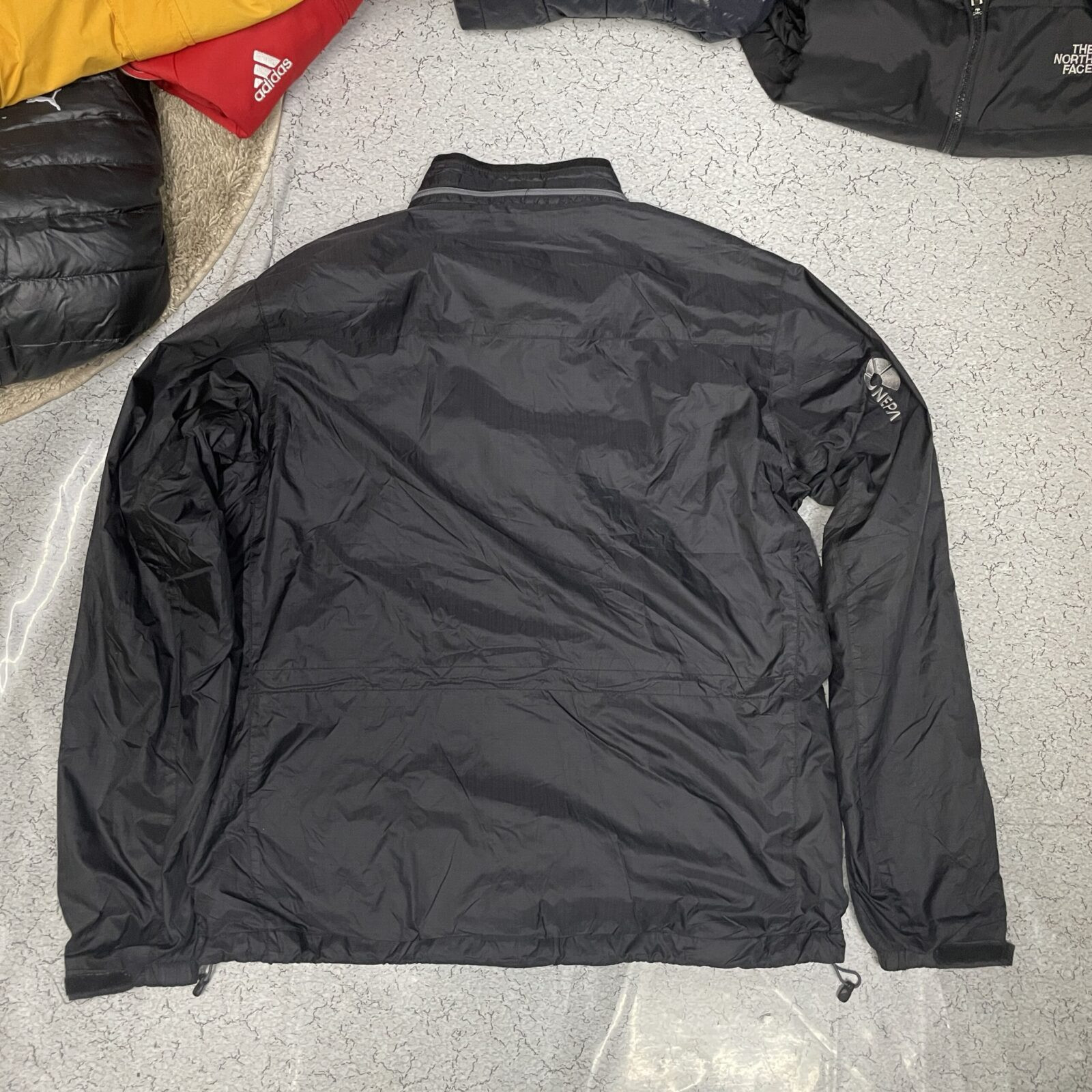 NEPA Black Lightweight Windbreaker Jacket Black XL
