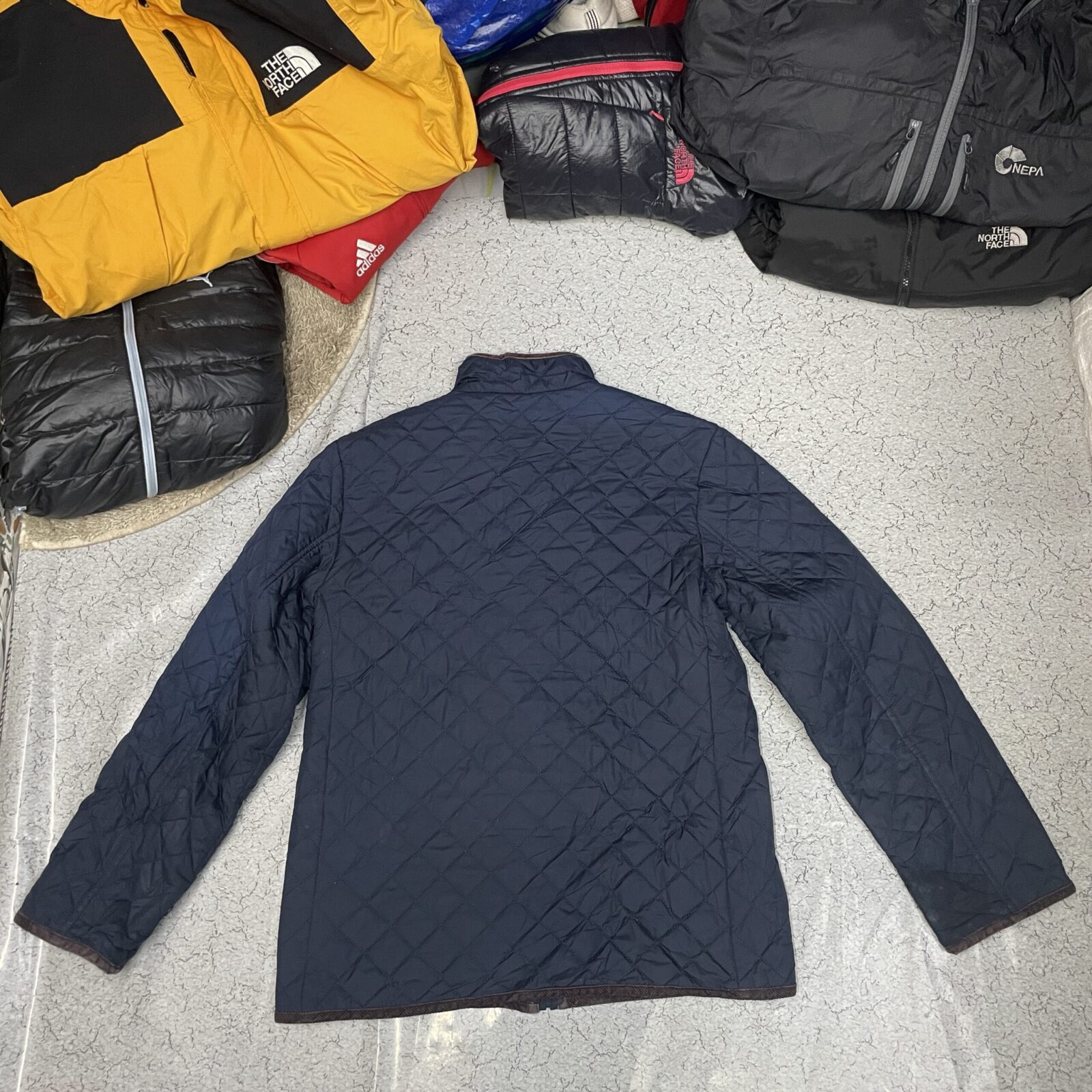 Polo By Ralph Lauren Navy Quilted Insulated Classic Zip Winter Jacket | S
