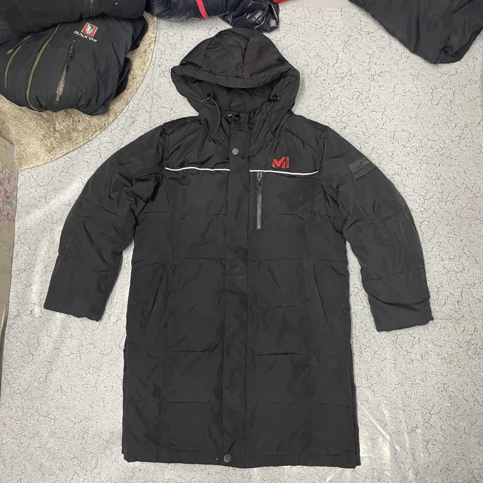 Millet Hooded Parka Winter Jacket Black-M